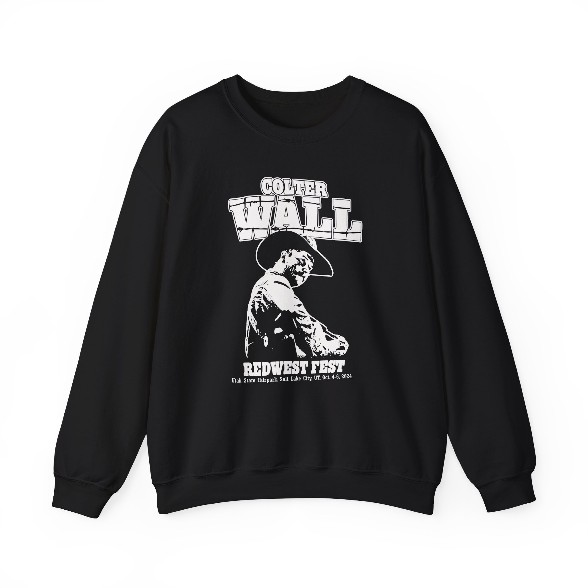 Colter Wall RedWest Fest Unisex Heavy Blendâ„¢ Crewneck Sweatshirt