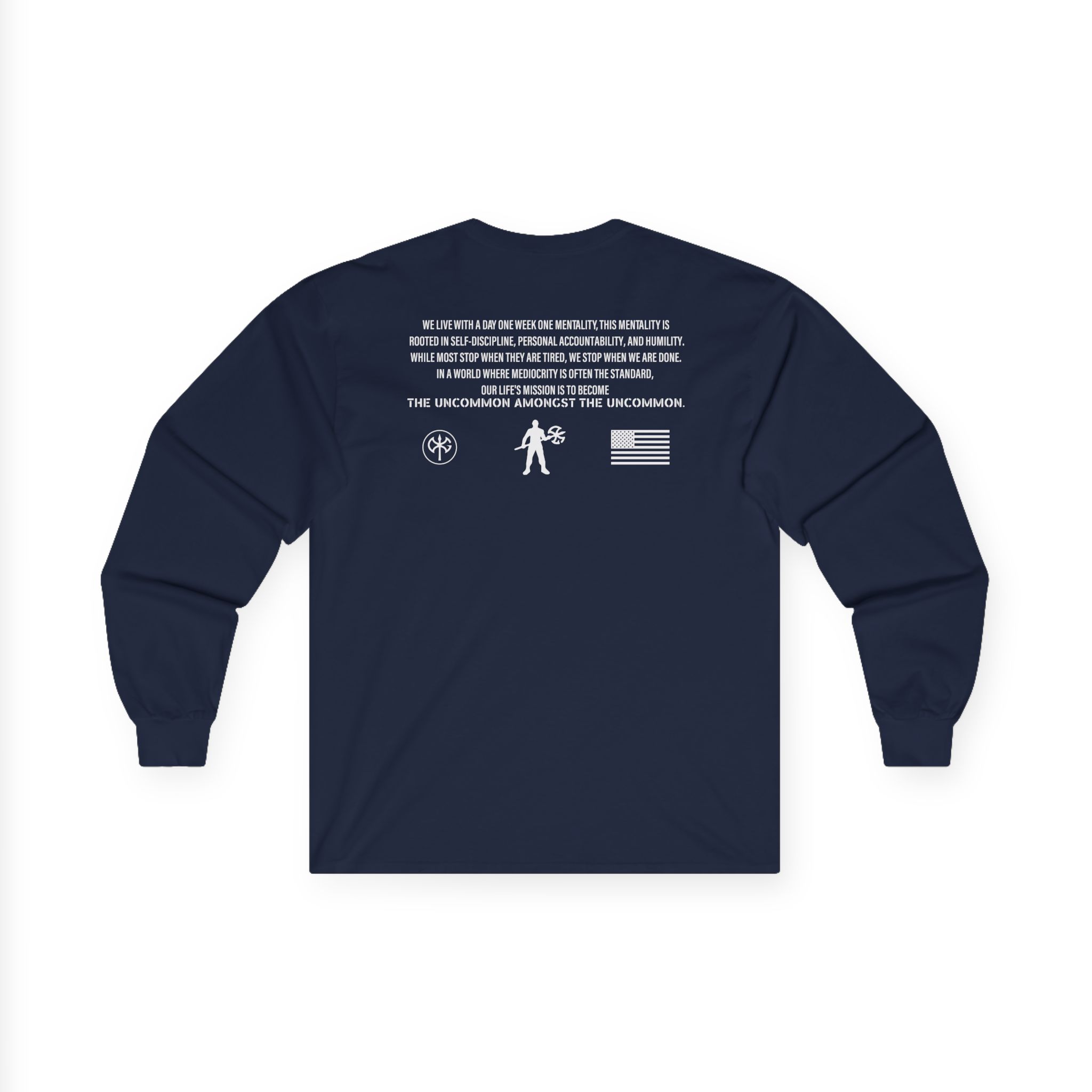 David Goggins Ethos Slogan Unisex Ultra Cotton Long Sleeve Tee