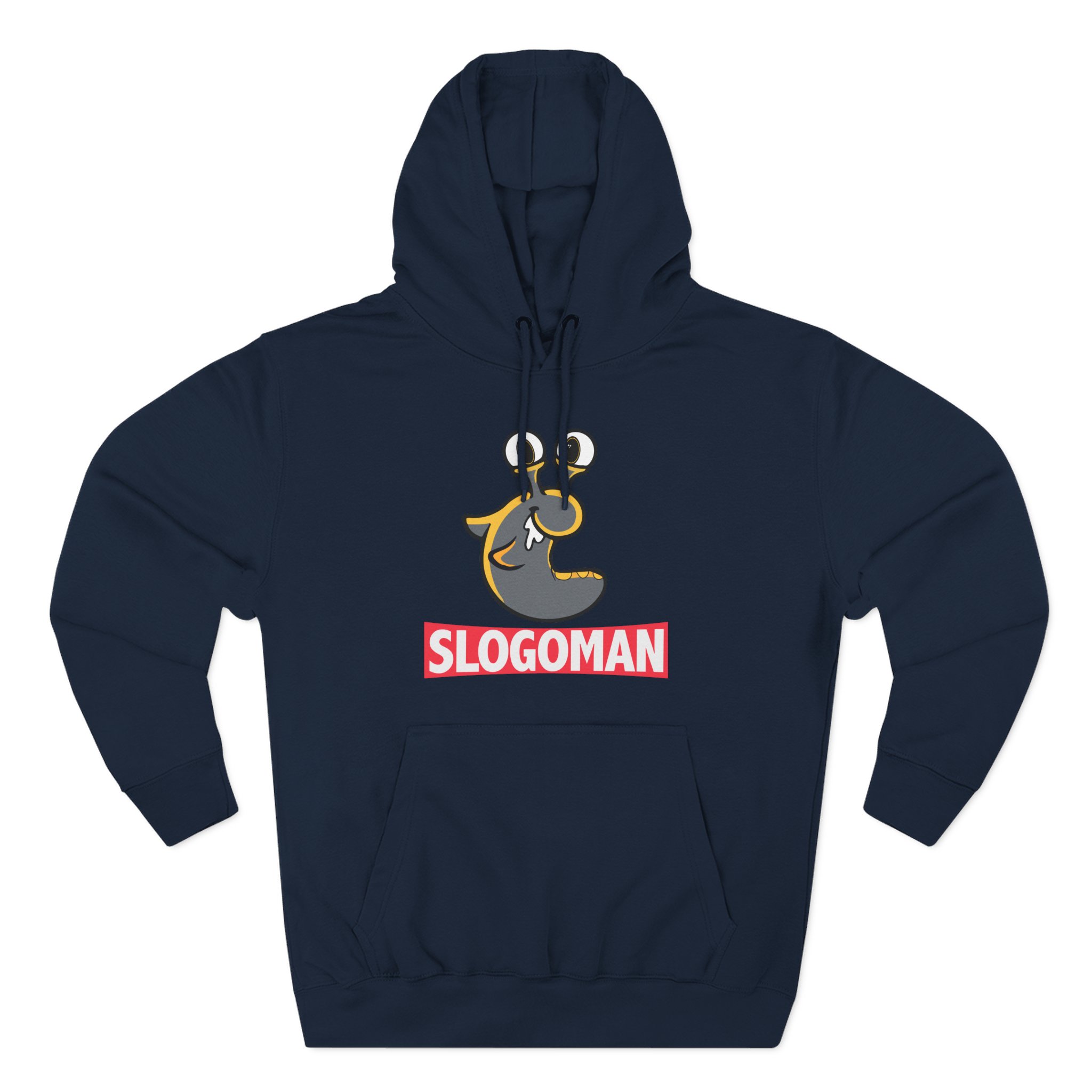 Slogoman Three-Panel Fleece Hoodie