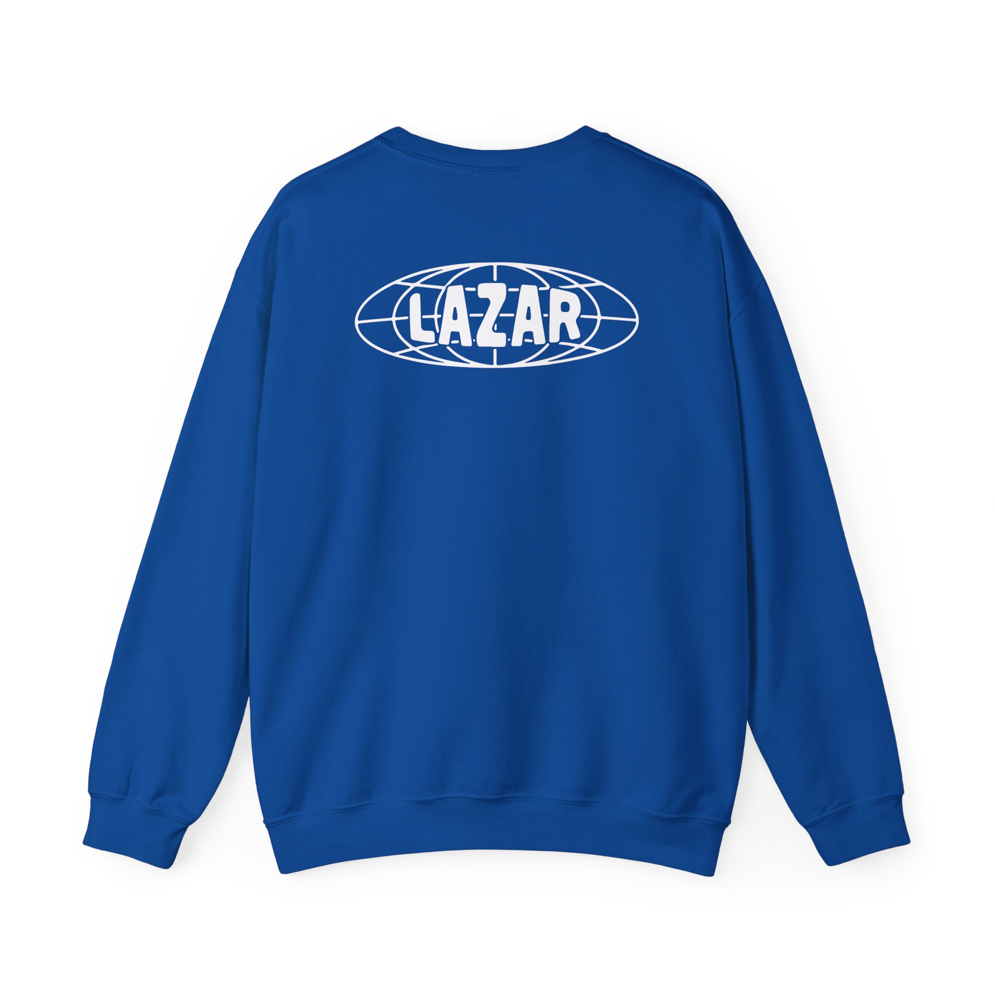 Lazarbeam Globe Indigo Unisex Heavy Blendâ„¢ Crewneck Sweatshirt