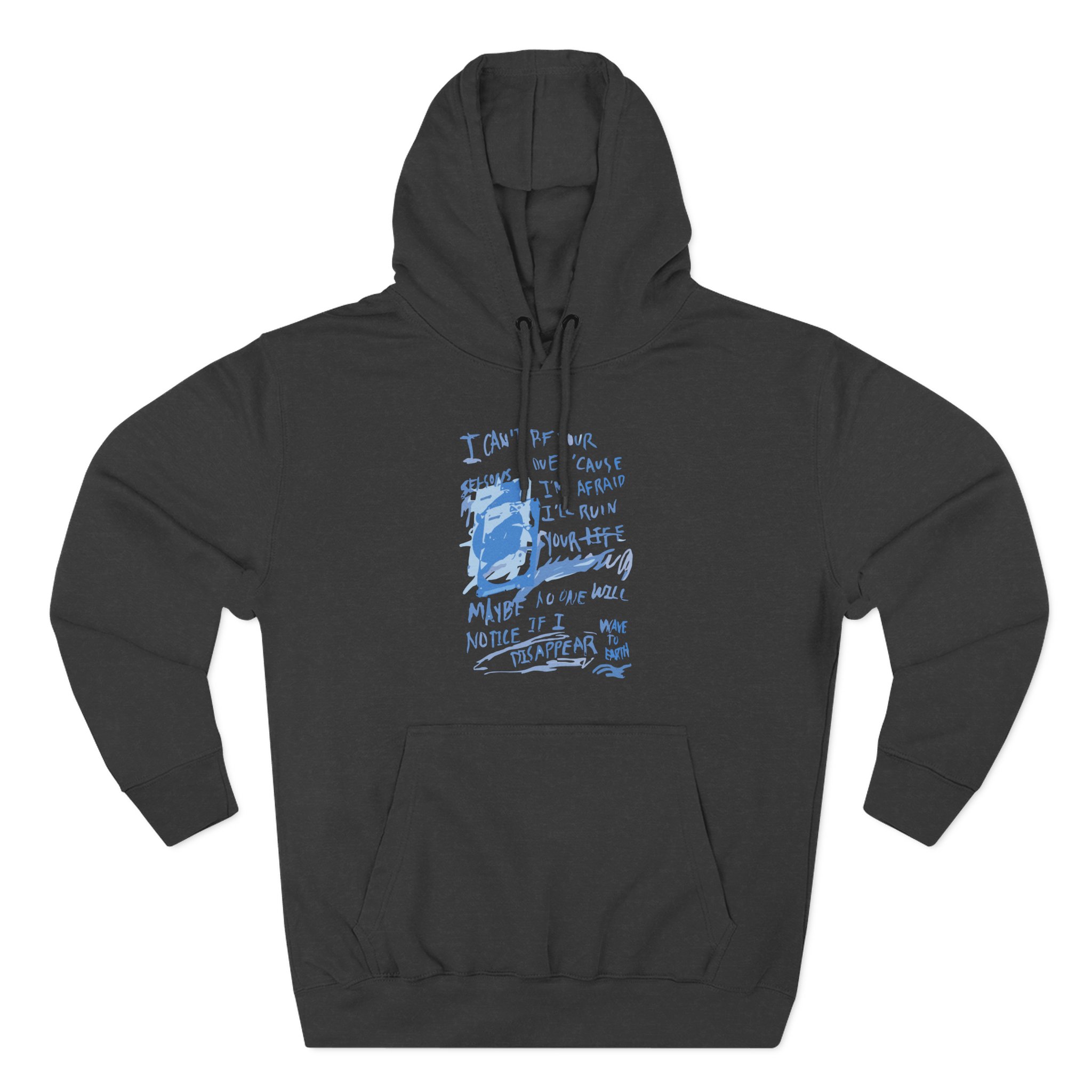 Wave to Earth Three-Panel Fleece Hoodie