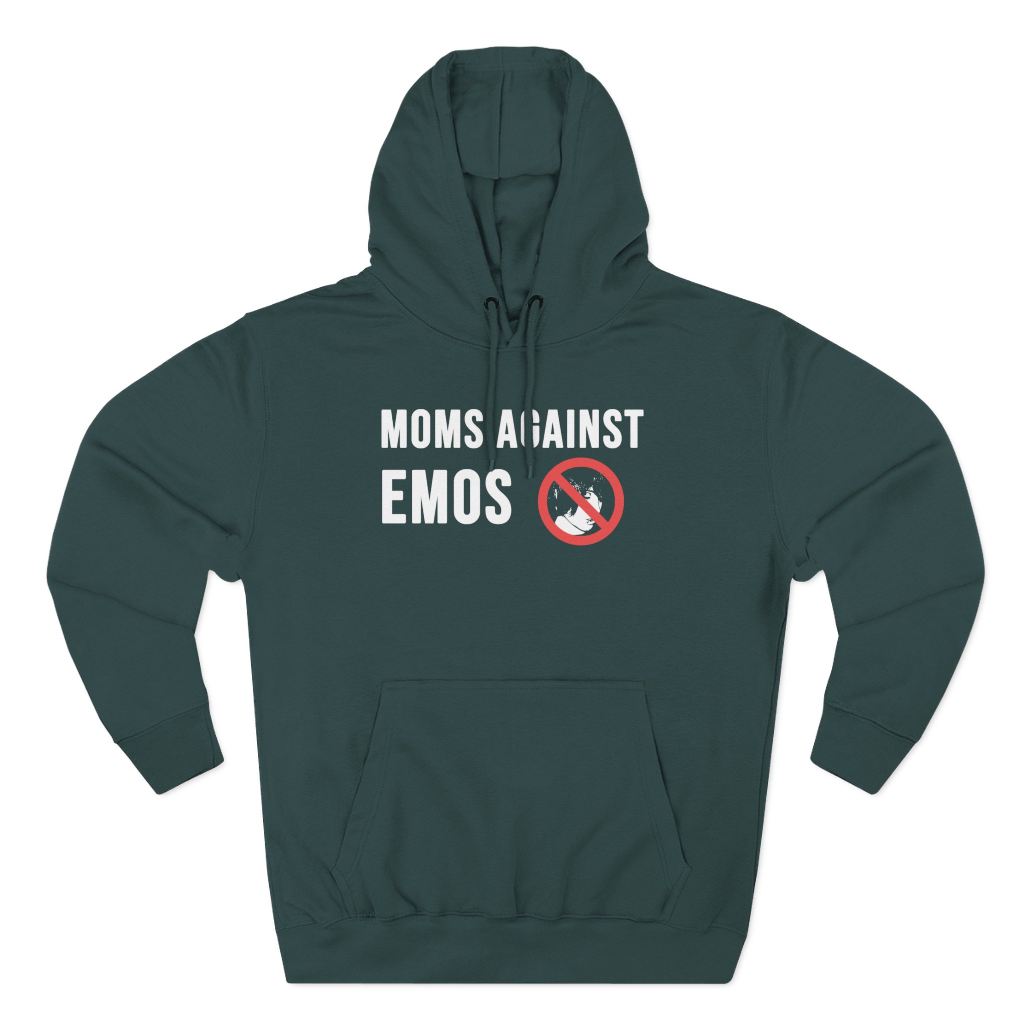Jake & Johnnie Moms Against Emos Three-Panel Fleece Hoodie