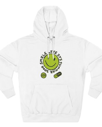 Tv Girl Smile Like It's Summer 2000 Three-Panel Fleece Hoodie