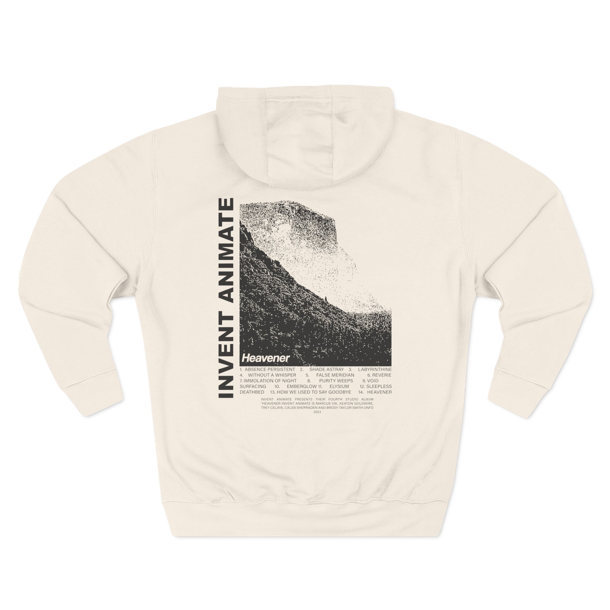 Invent Animate Sandstone Heavener Three-Panel Fleece Hoodie
