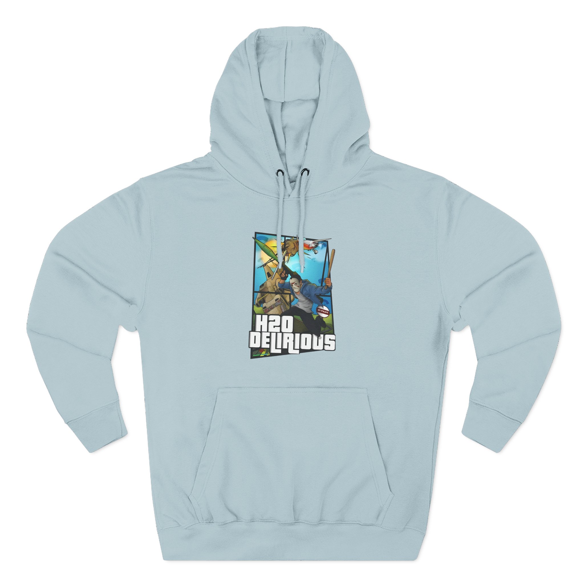 H2odelirious Three-Panel Fleece Hoodie