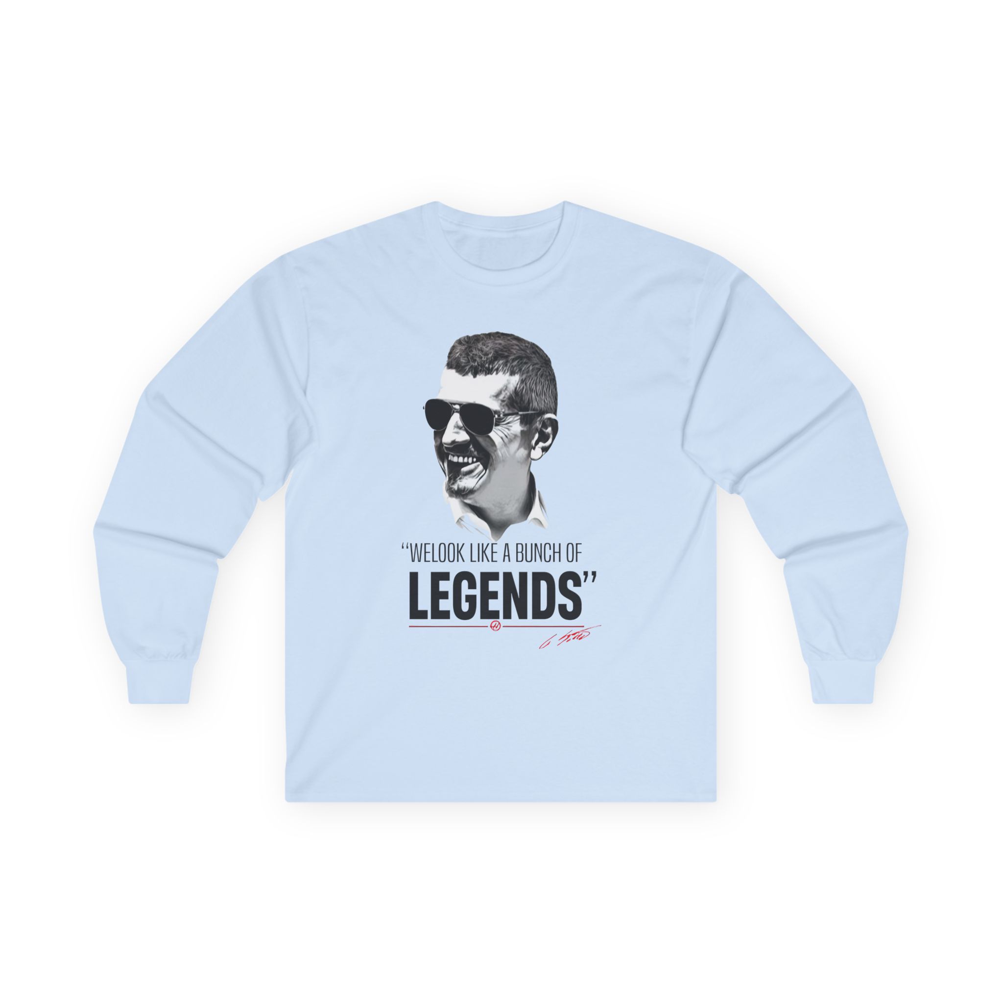 Haas F1 Guenther Steiner Legends Unisex Ultra Cotton Long Sleeve Tee