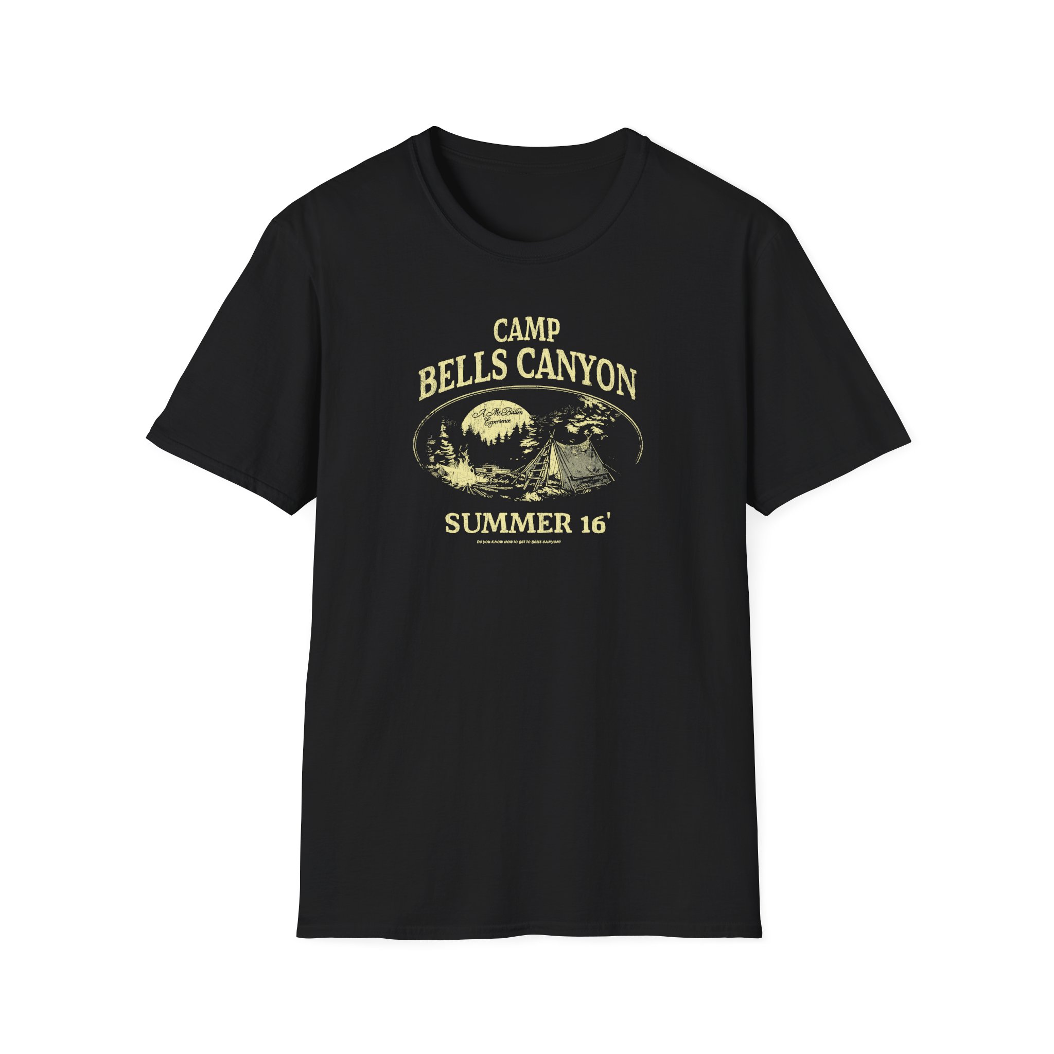 Mrballen Bells Canyon Distressed Unisex Softstyle T-Shirt