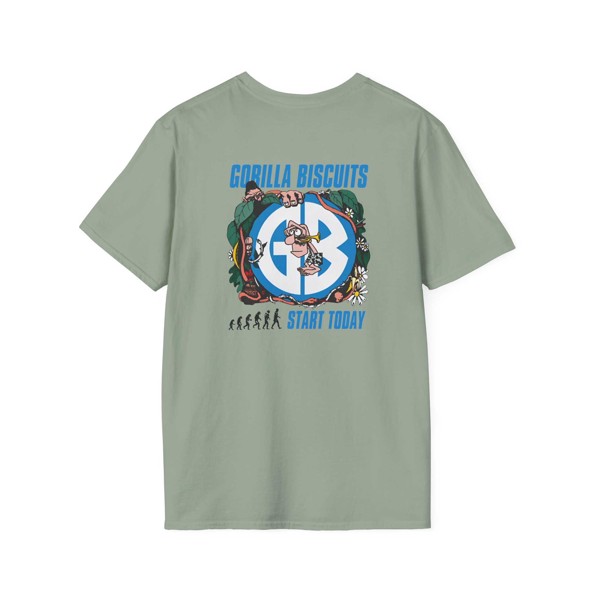 Gorilla Biscuits Jungle Unisex Softstyle T-Shirt