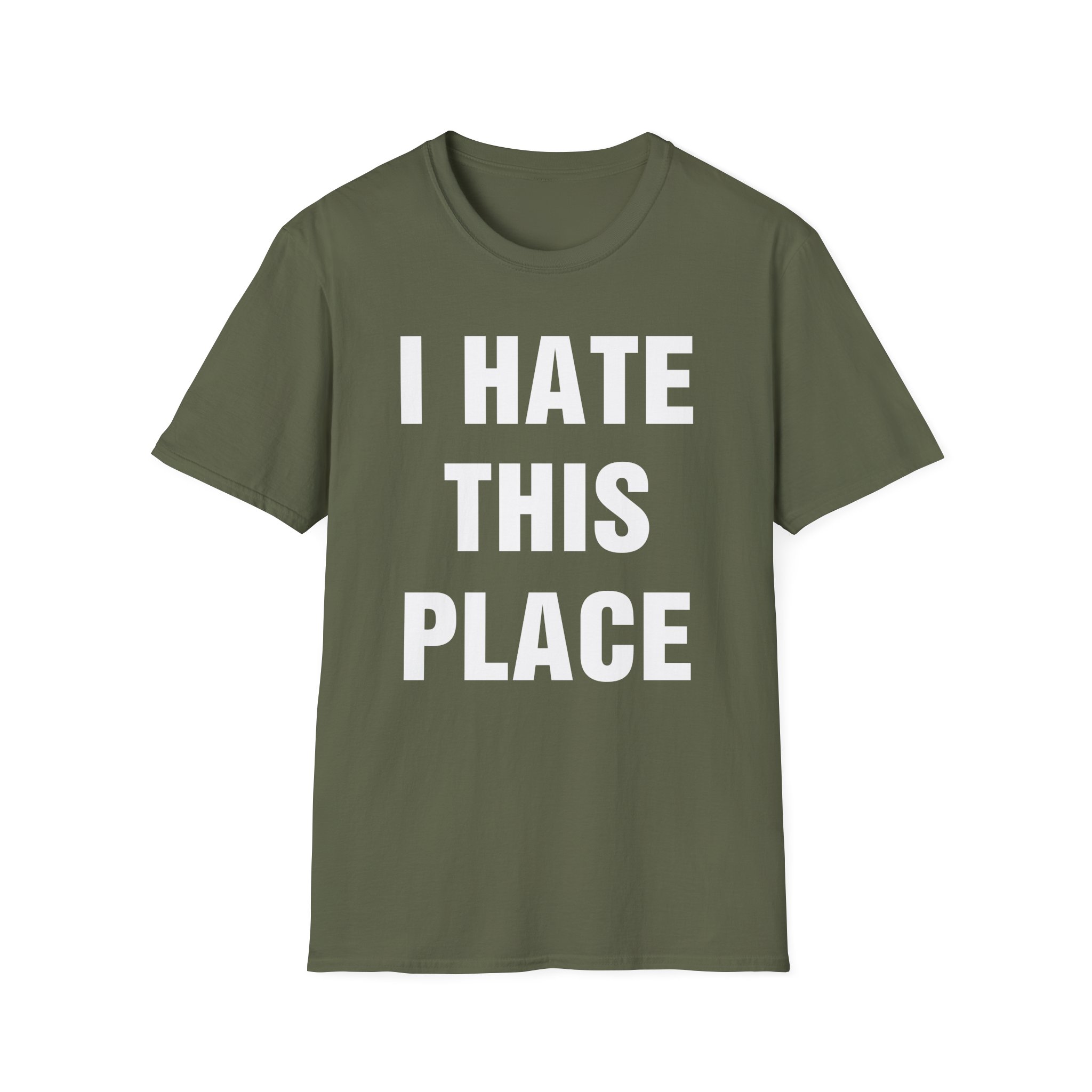 Hot Water Music I Hate This Place Unisex Softstyle T-Shirt