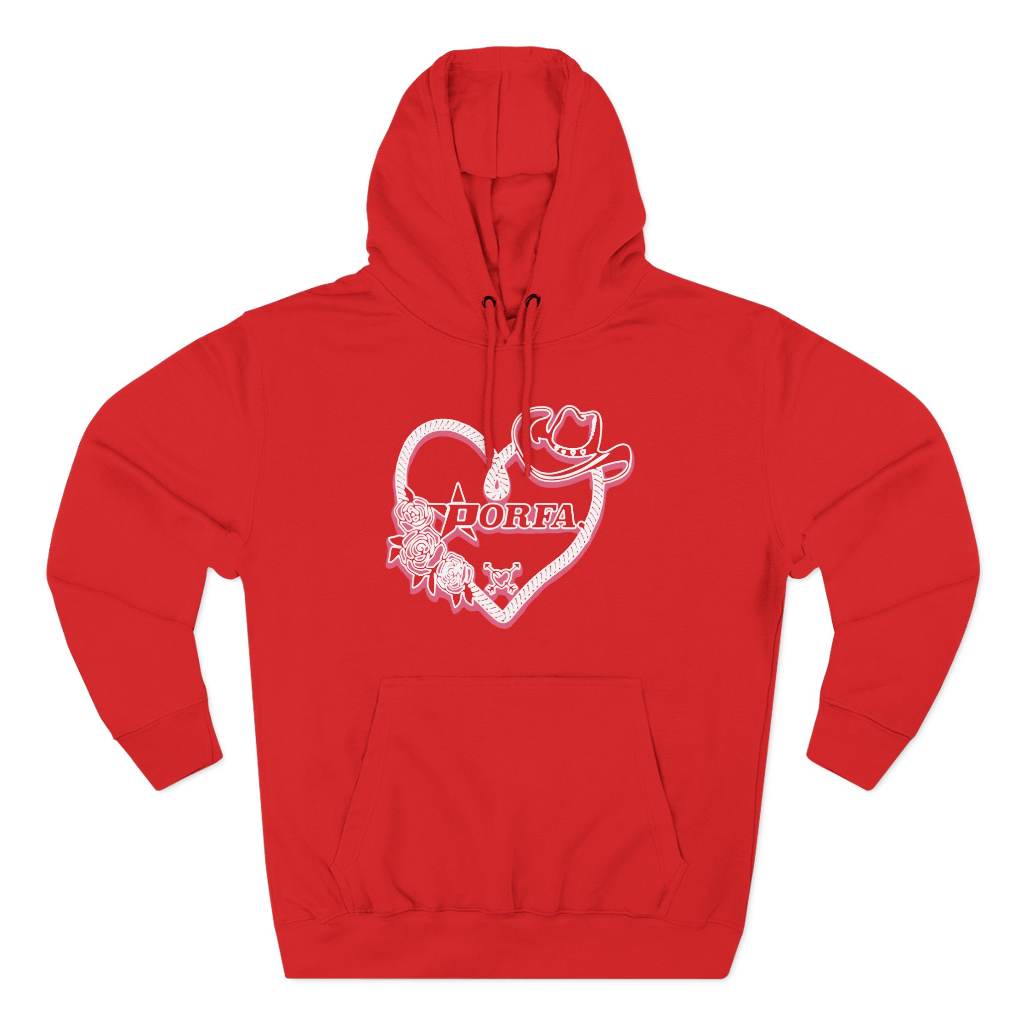 Porfa Love Lasso Three-Panel Fleece Hoodie