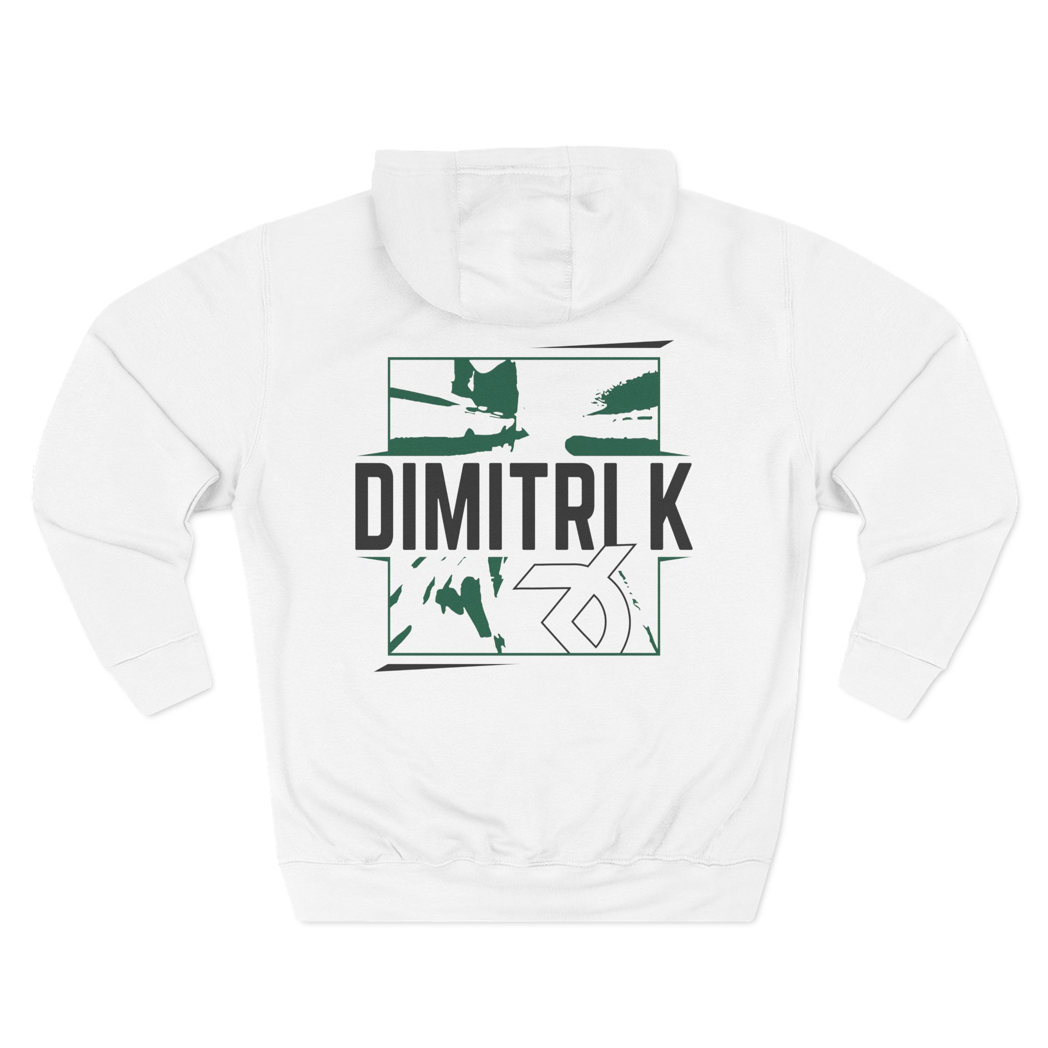 Dimitri K Three-Panel Fleece Hoodie