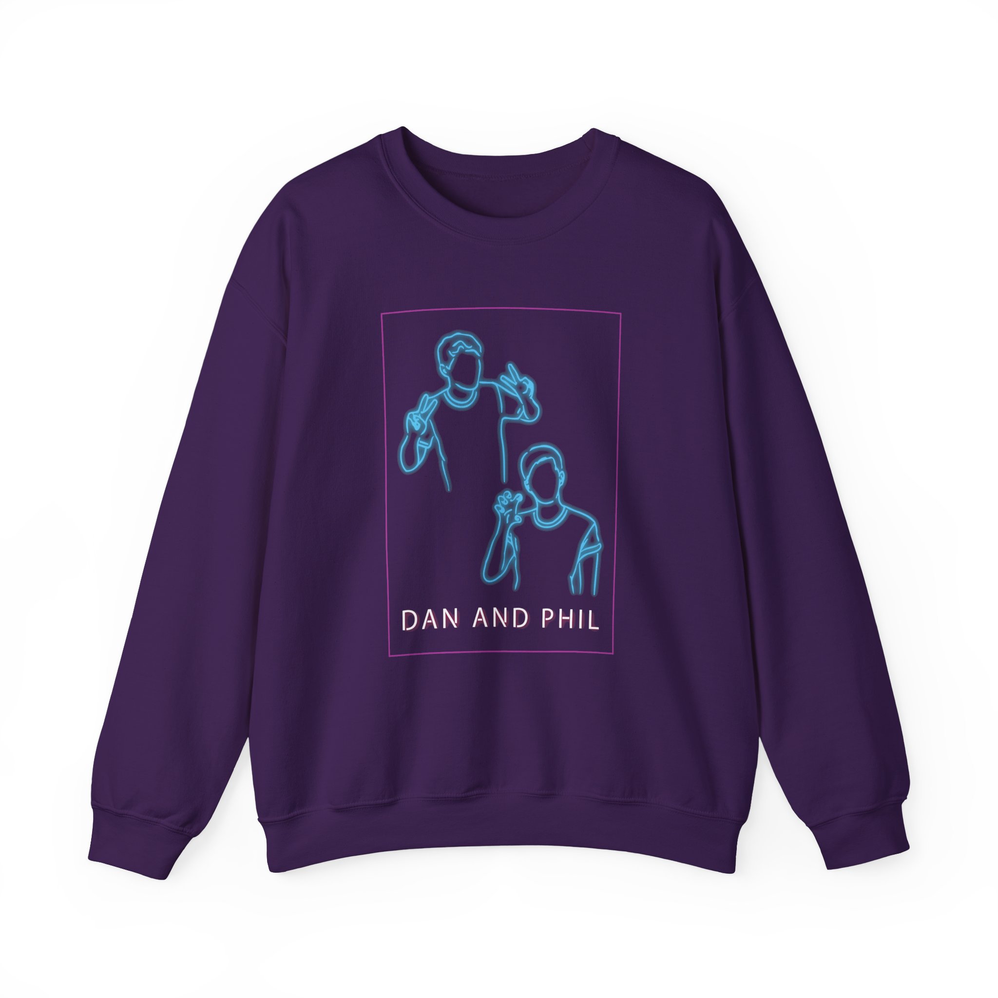 Dan And Phil Neon Unisex Heavy Blendâ„¢ Crewneck Sweatshirt