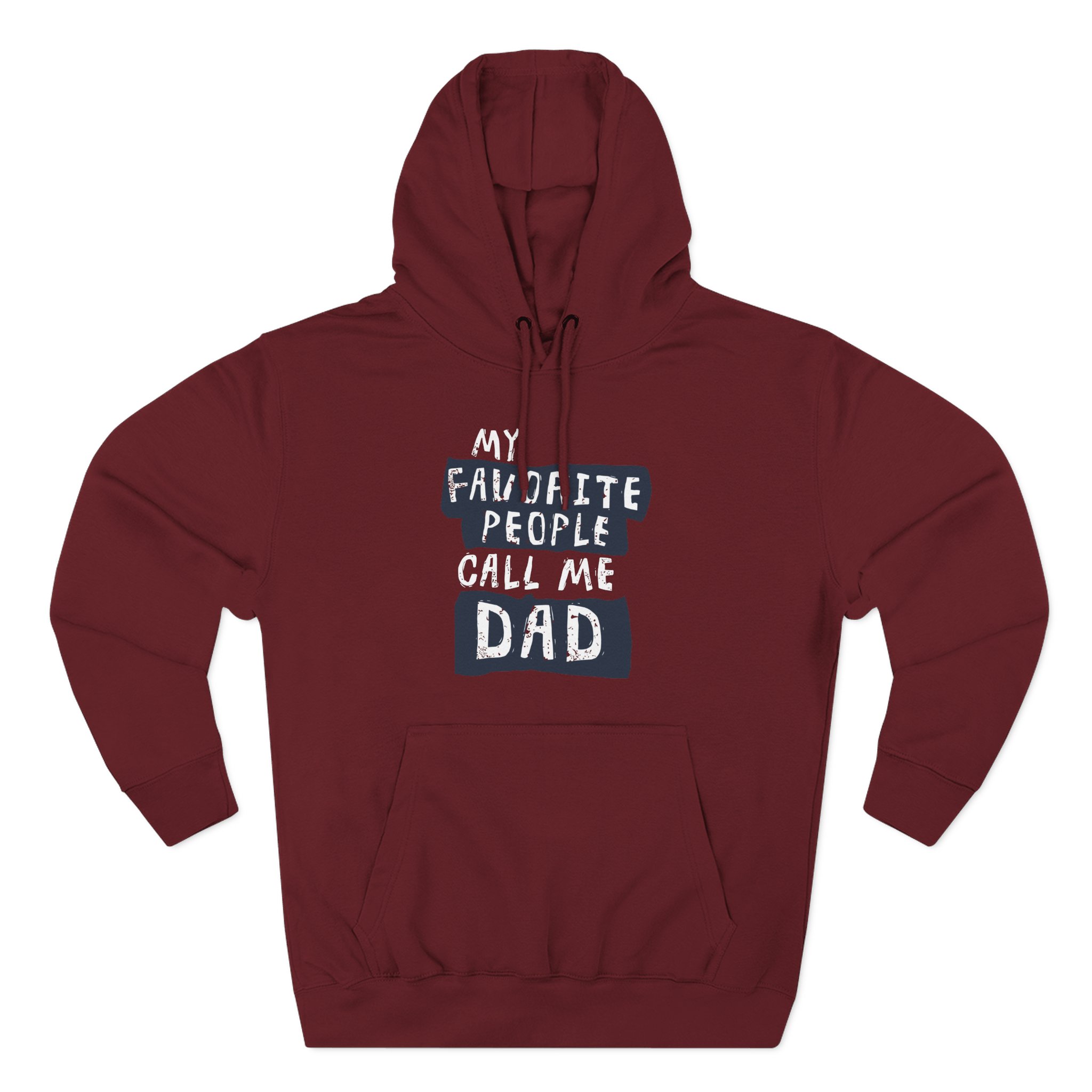 Afroman My Favorite People Call Me Dad Three-Panel Fleece Hoodie