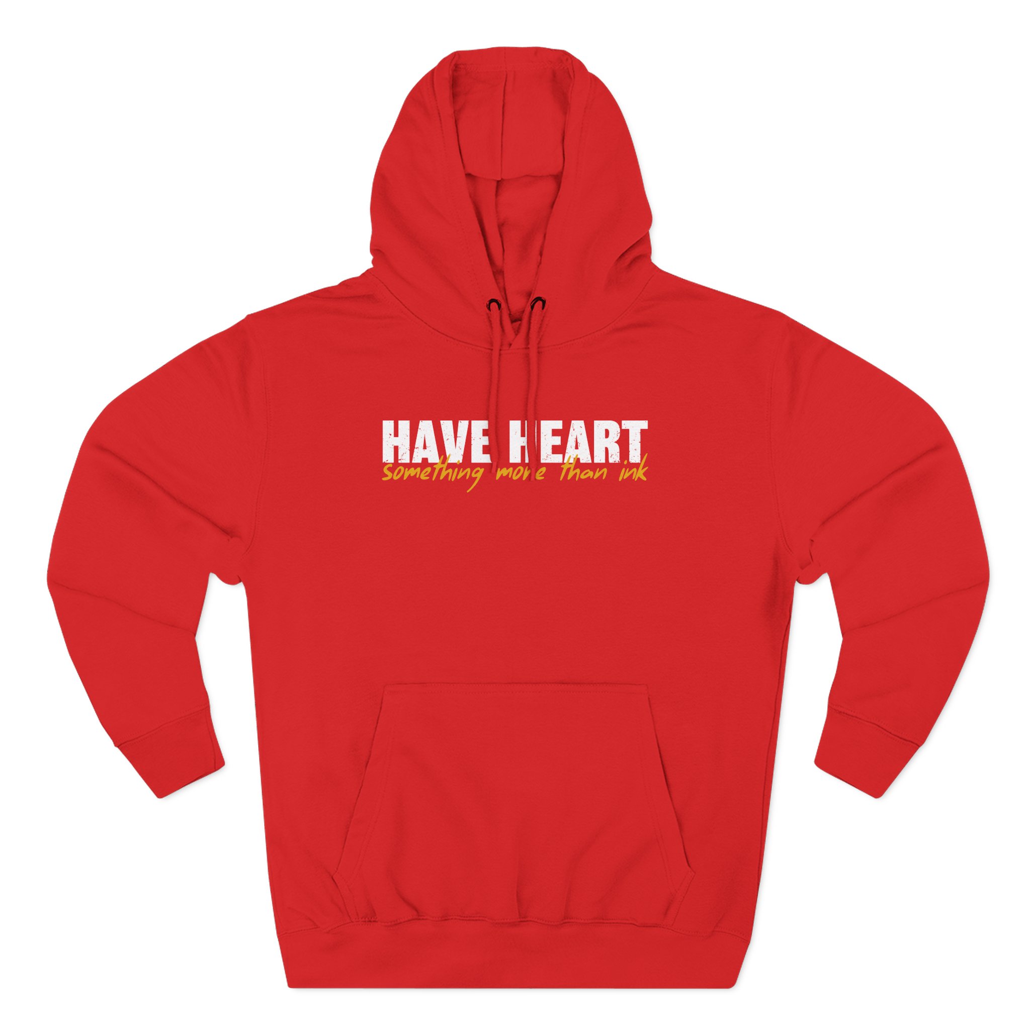 Have Heart Something More Than Ink Three-Panel Fleece Hoodie