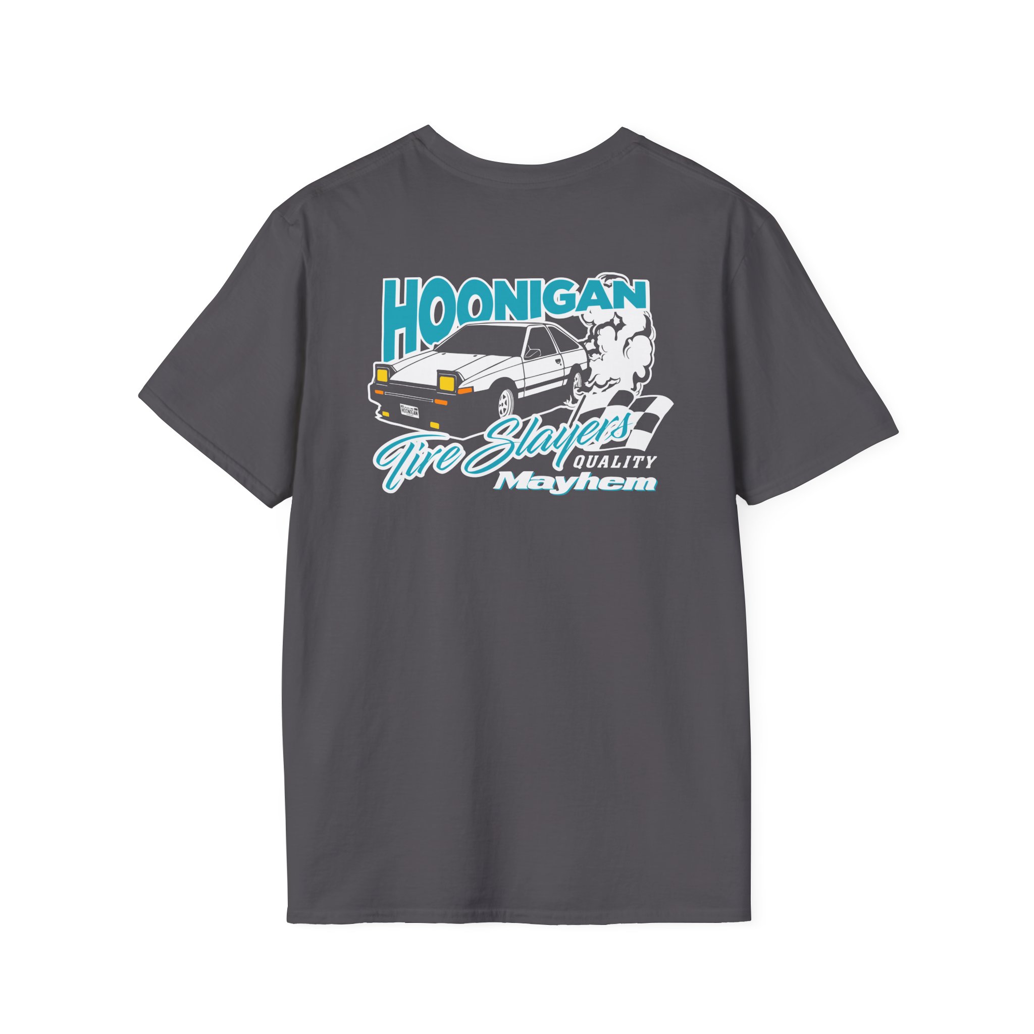 Ken Block Hoonigan 86 Tire Slayers Unisex Softstyle T-Shirt
