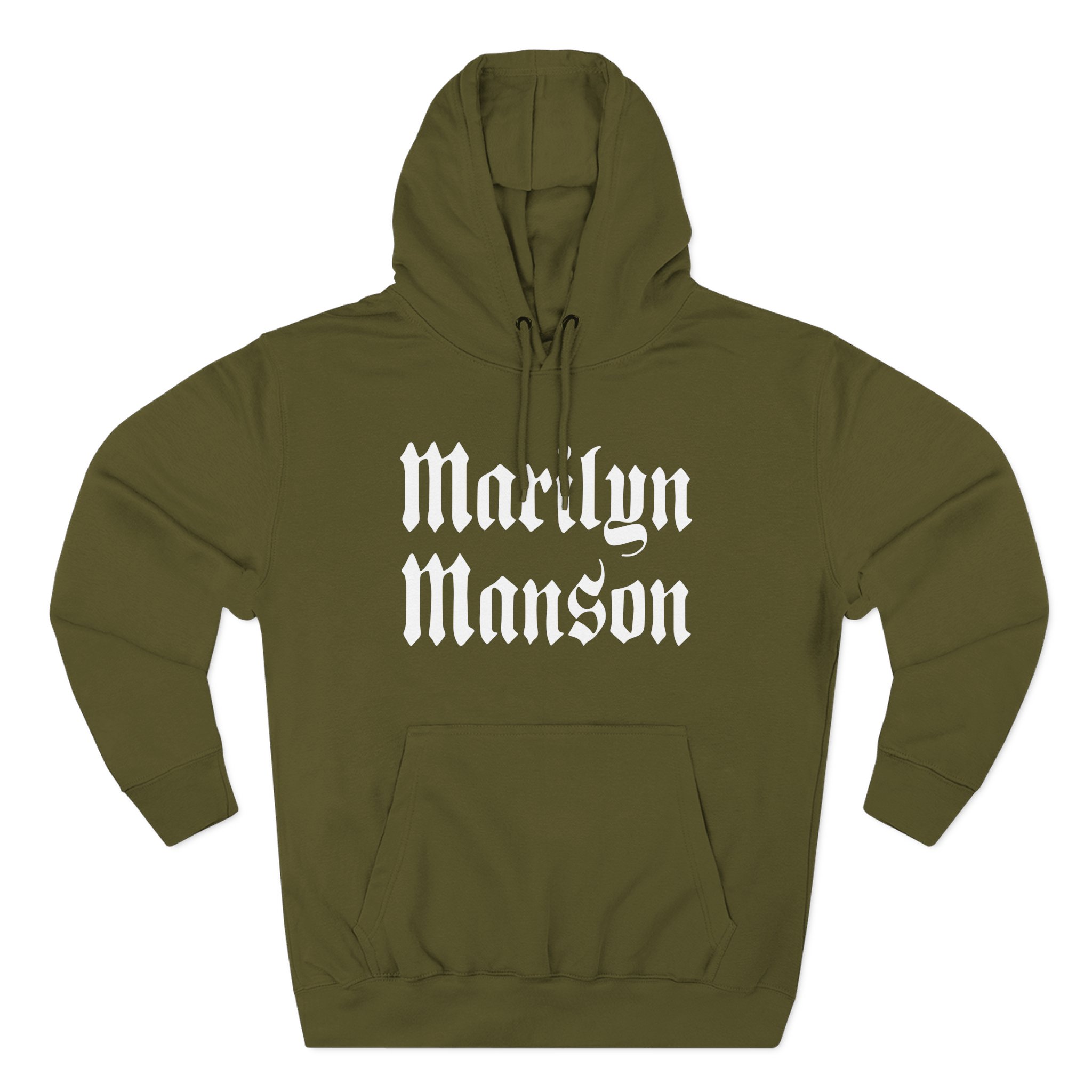 Marilyn Manson Goth Logo Three-Panel Fleece Hoodie