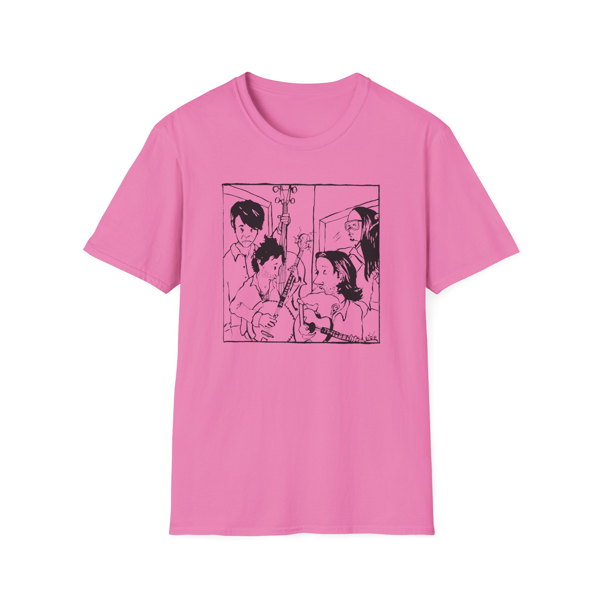 Avett Brothers Seth Drawing Unisex Softstyle T-Shirt