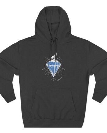 Shakira Diamond Wolf Three-Panel Fleece Hoodie