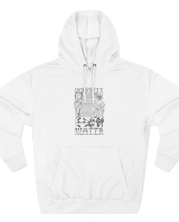 Garrett Watts the Secret Three-Panel Fleece Hoodie