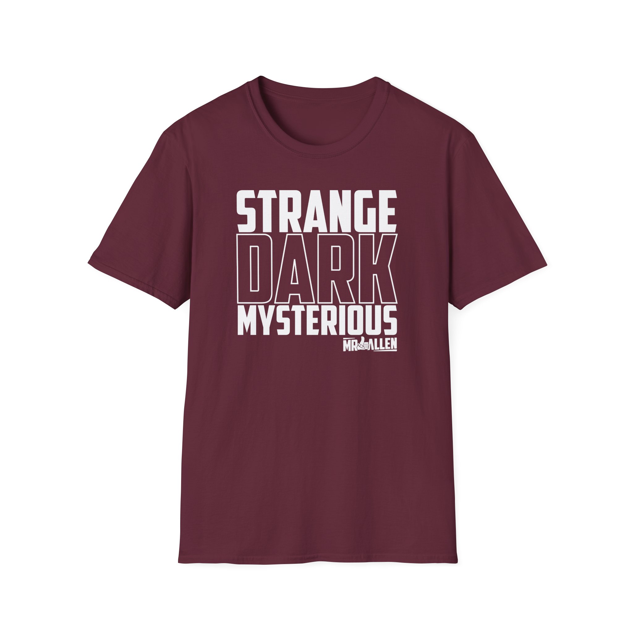 Mrballen Strange Dark Mysterious Unisex Softstyle T-Shirt