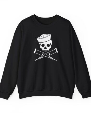 Jackass Sailor Skull & Crossbones Unisex Heavy Blend™ Crewneck Sweatshirt