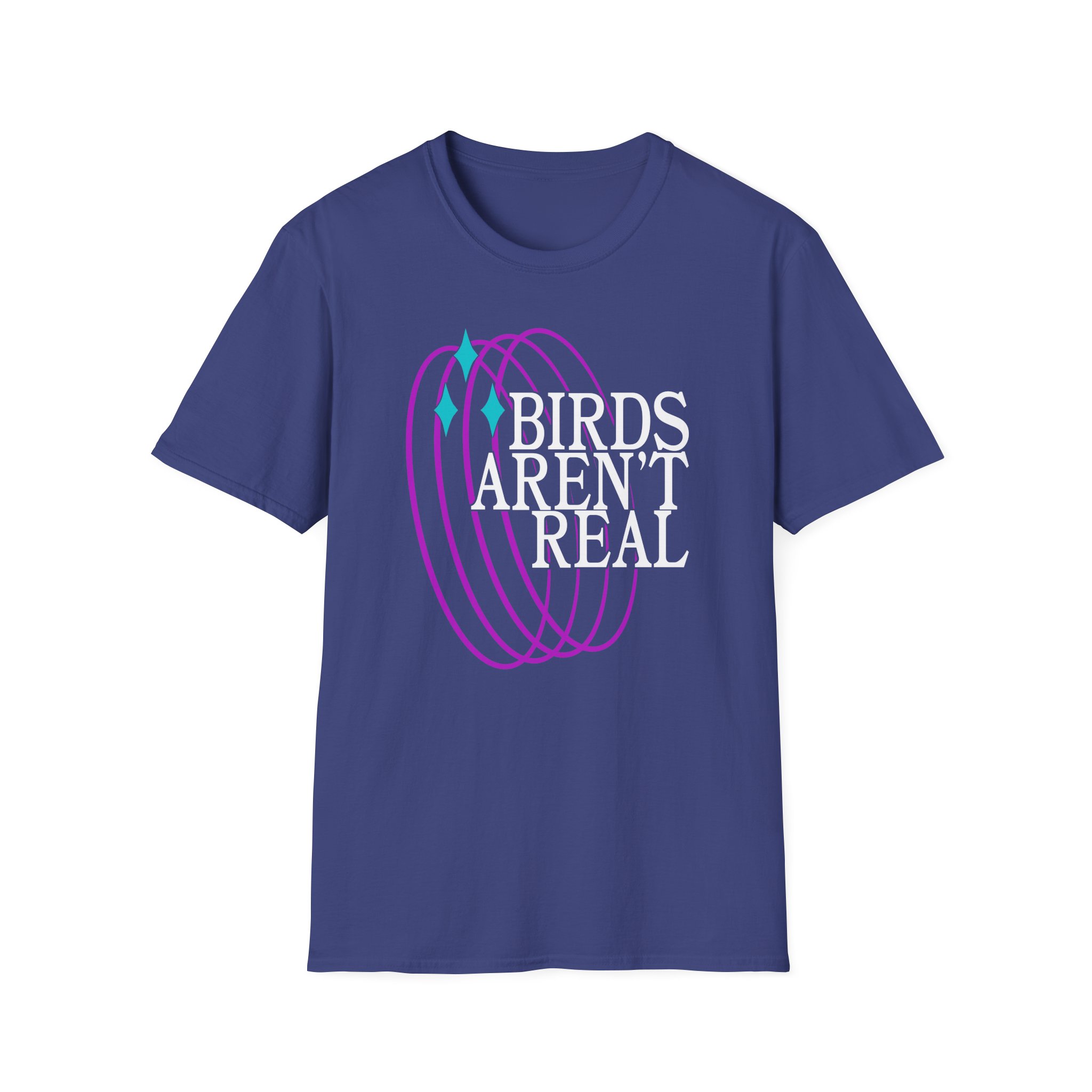 Birds Arent Real Unisex Softstyle T-Shirt