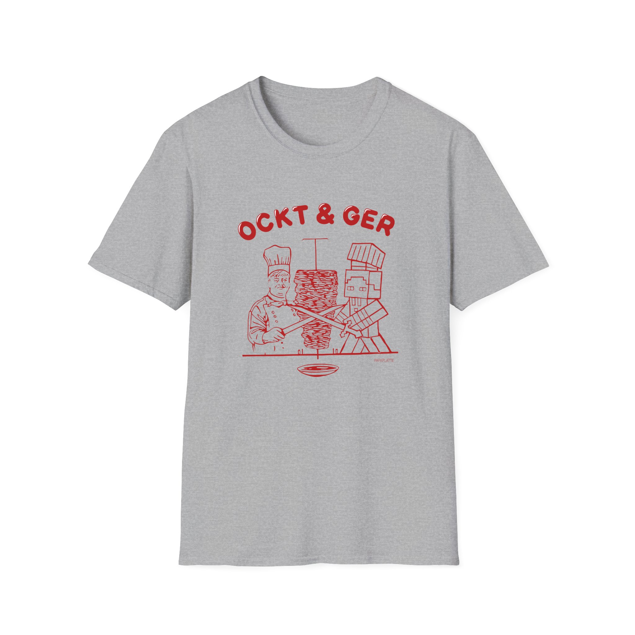 Papaplatte OCKT & GER Unisex Softstyle T-Shirt
