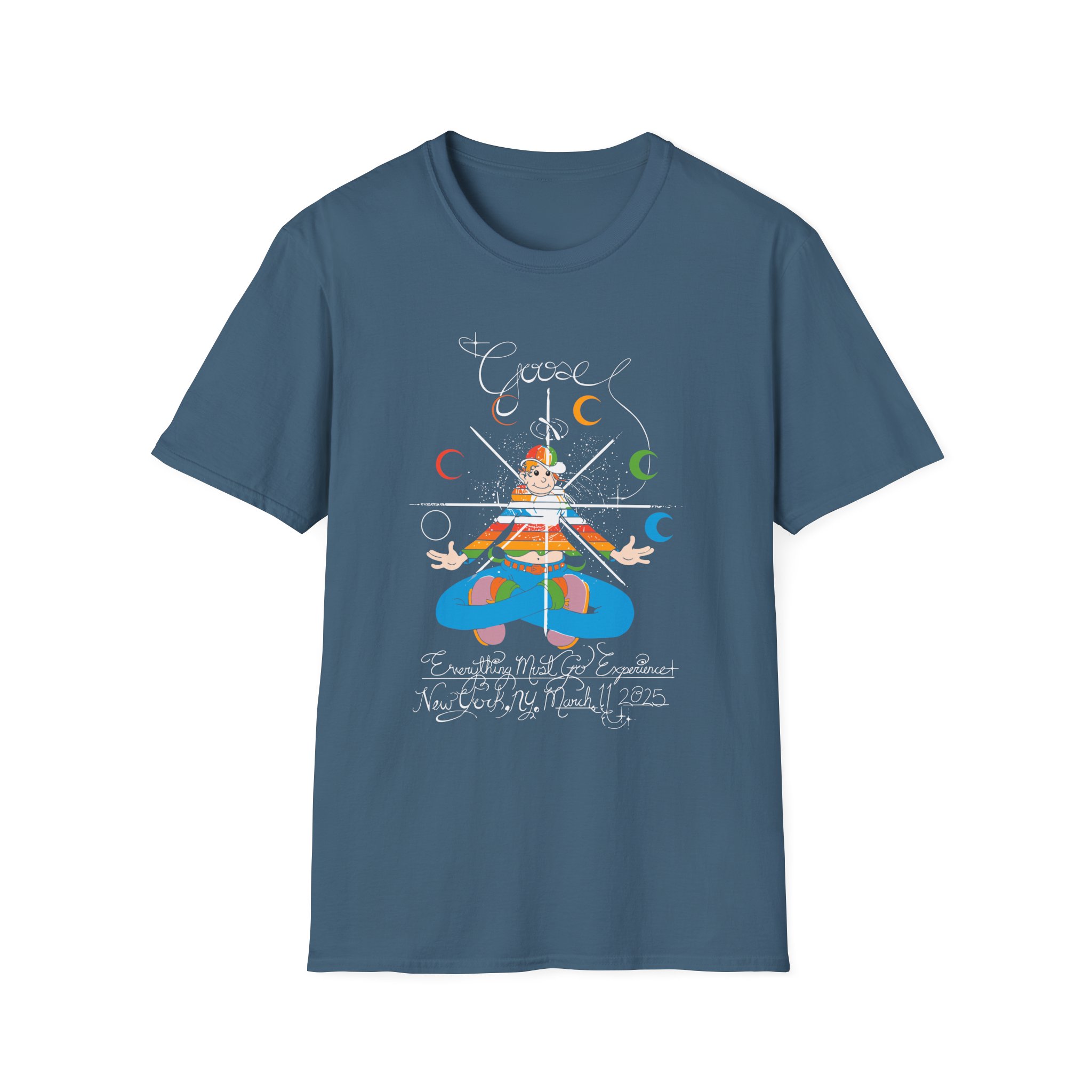 Goose Rainbow Kid EMG Experienc Unisex Softstyle T-Shirt