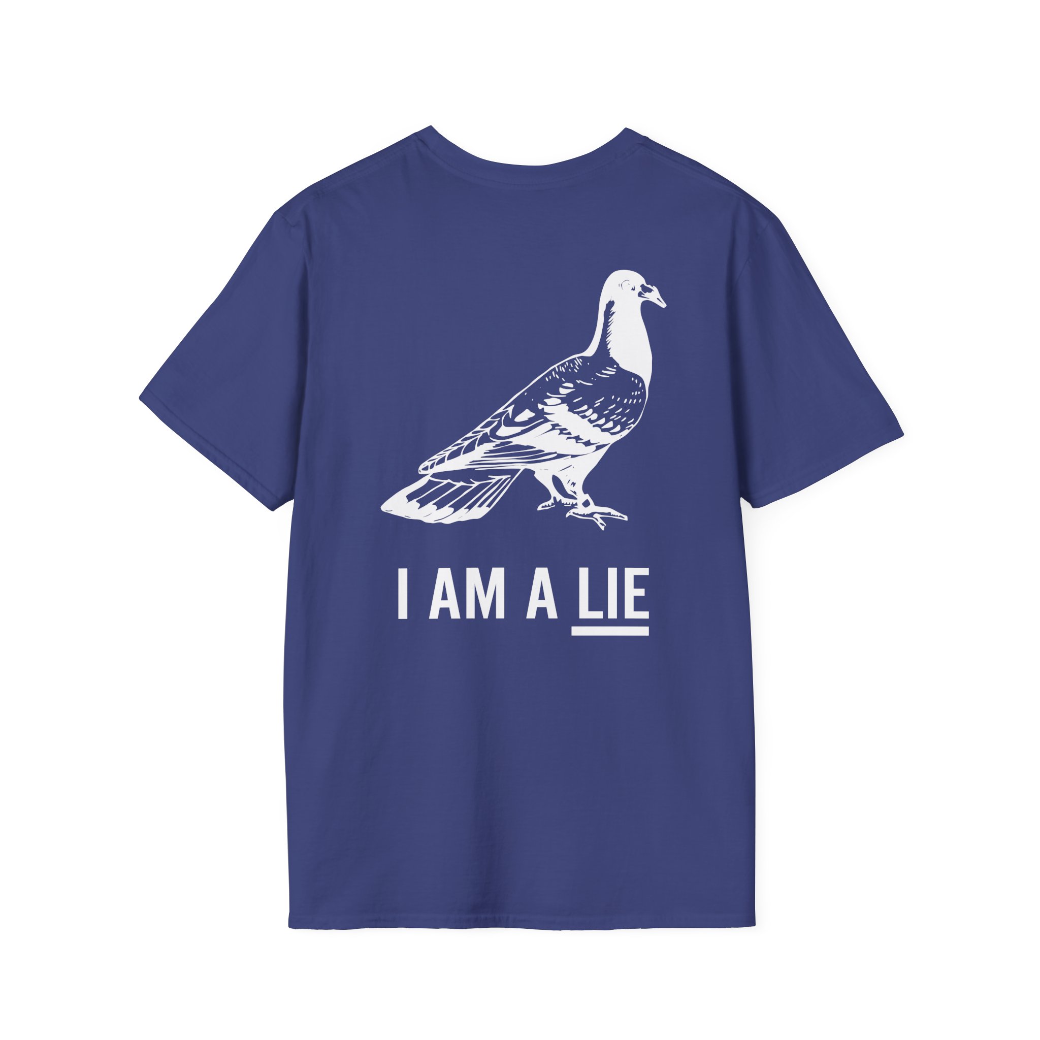 Birds Arent Real I am a Lie Unisex Softstyle T-Shirt