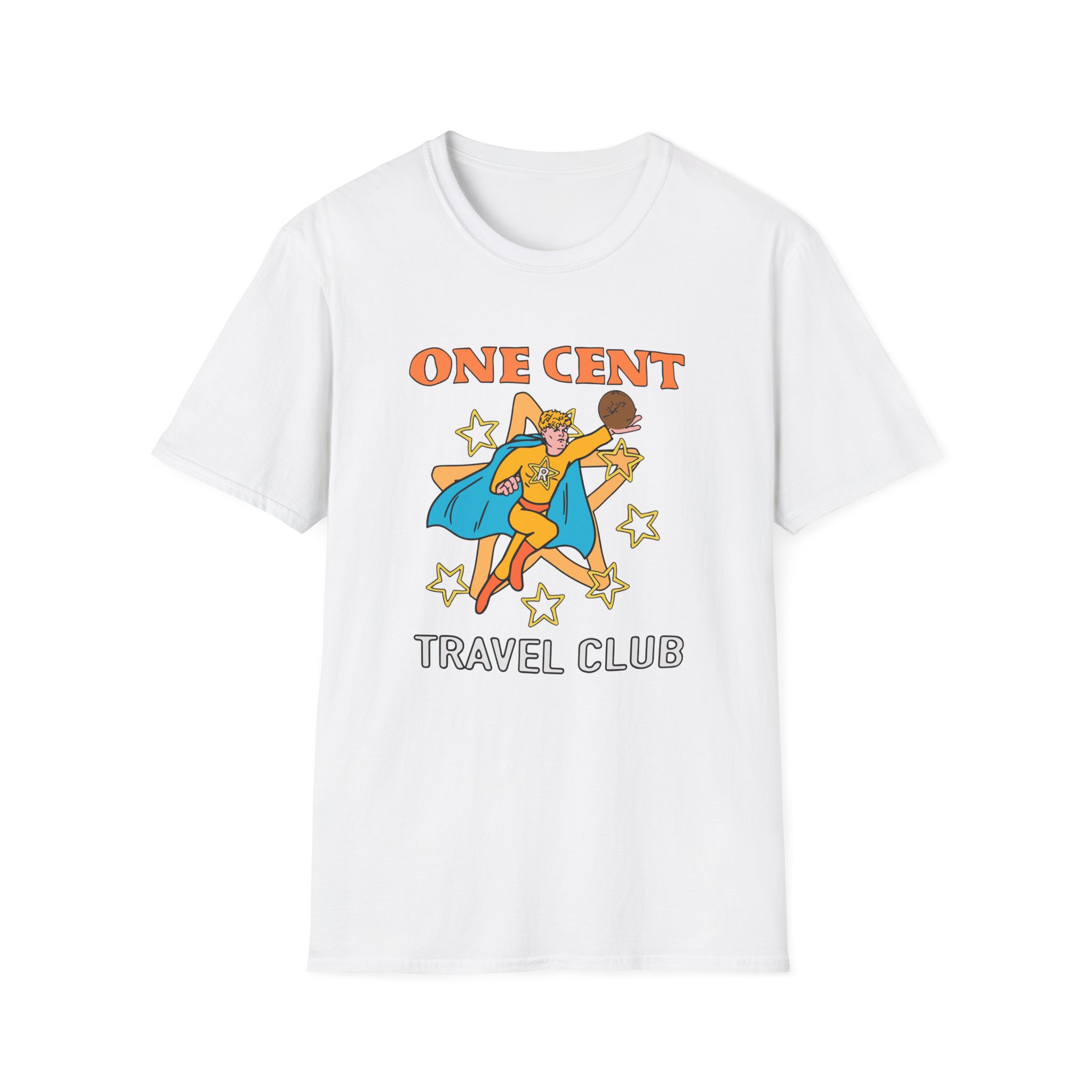 Ryan Trahan One Cent Adventure Awaits Travel Club Unisex Softstyle T-Shirt