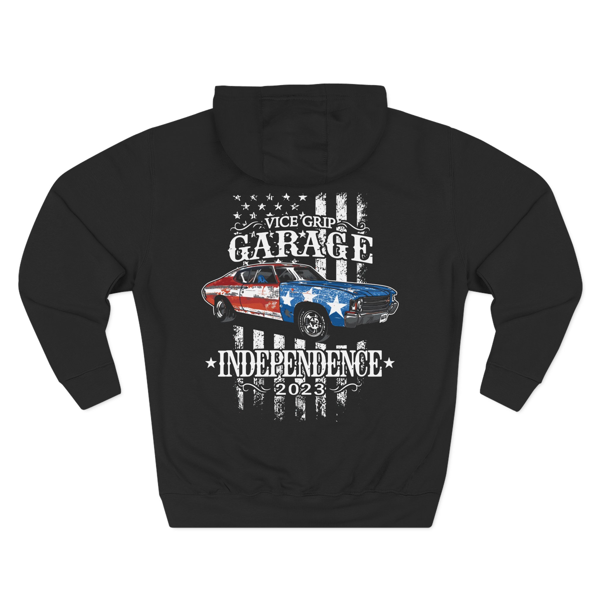 Vicegripgarage Independence 2023 Three-Panel Fleece Hoodie