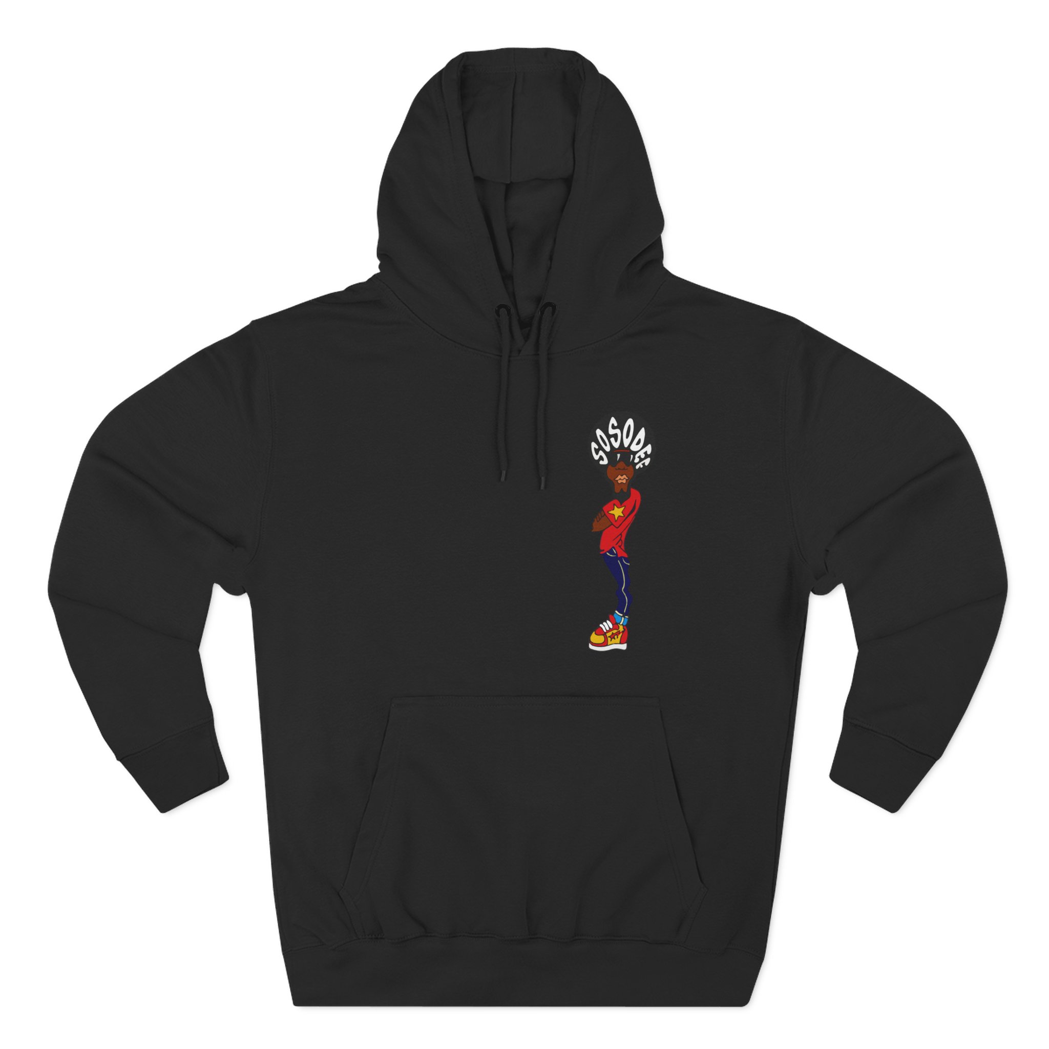 Afroman So So Def Afroman Three-Panel Fleece Hoodie