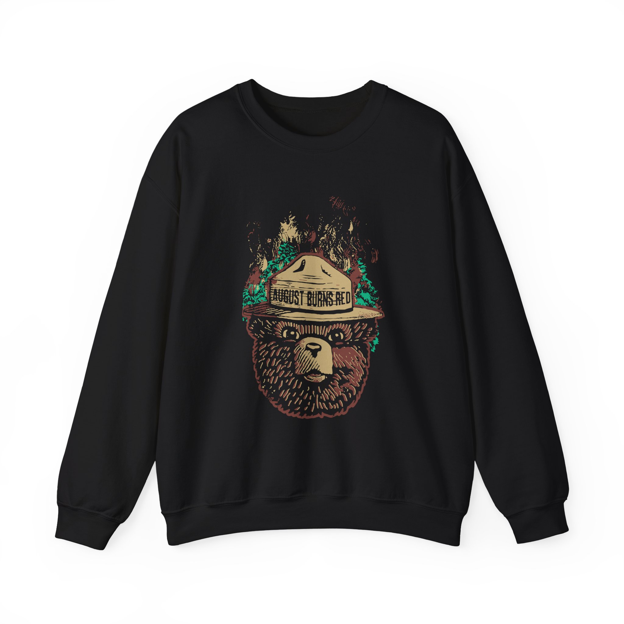 August Burns Red Smokey The Bear Unisex Heavy Blendâ„¢ Crewneck Sweatshirt