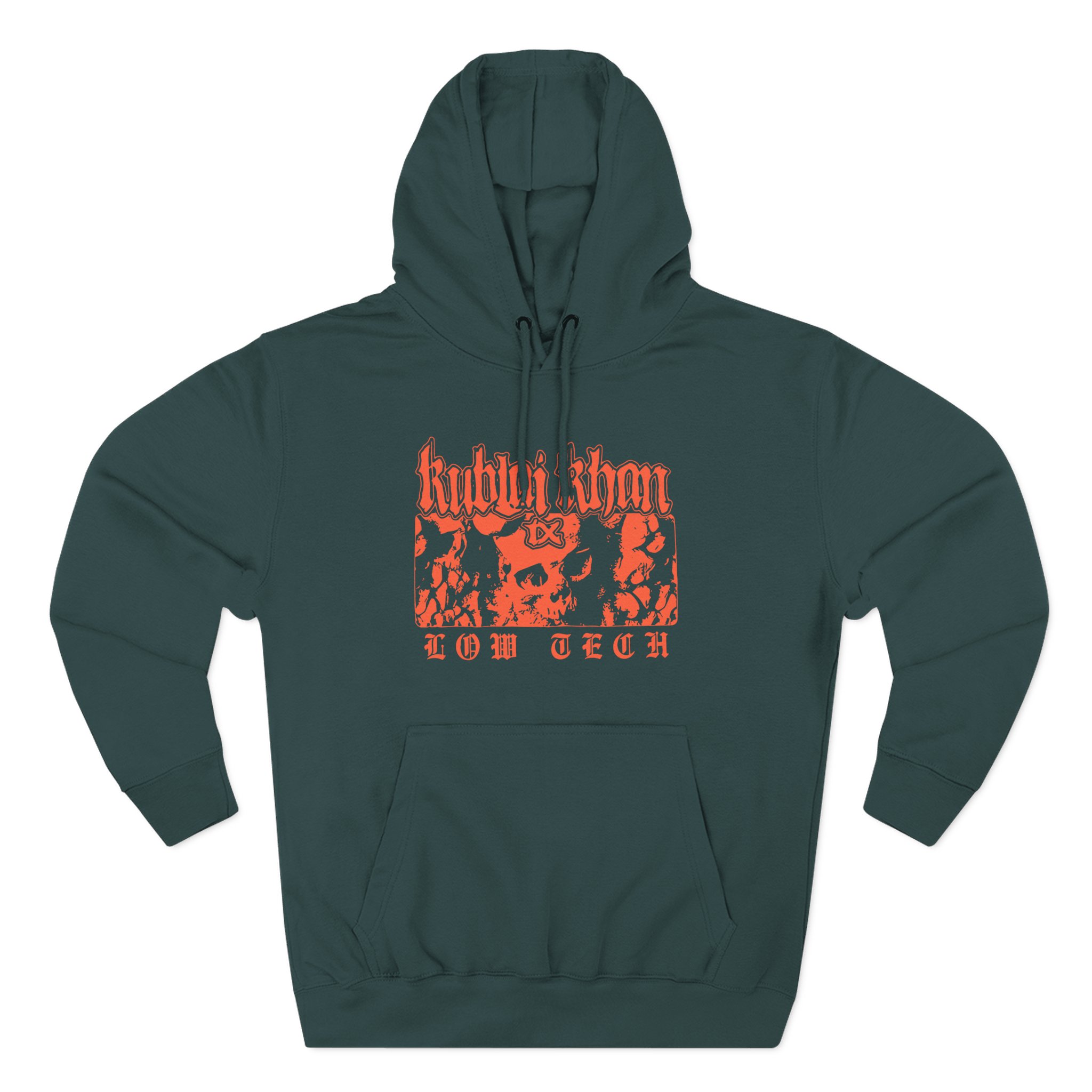Kublai Khan - Low Tech Three-Panel Fleece Hoodie