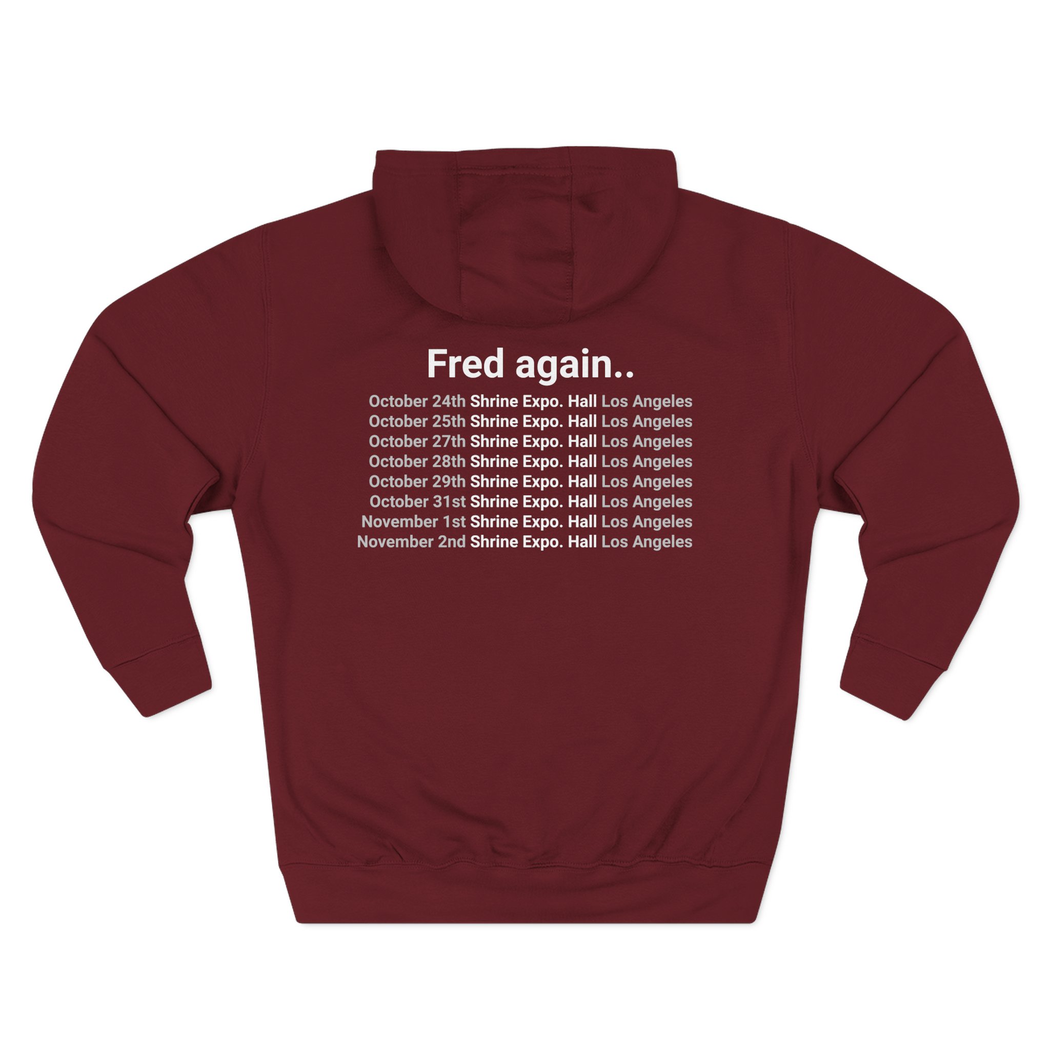 Fred Again Shrine Again Three-Panel Fleece Hoodie