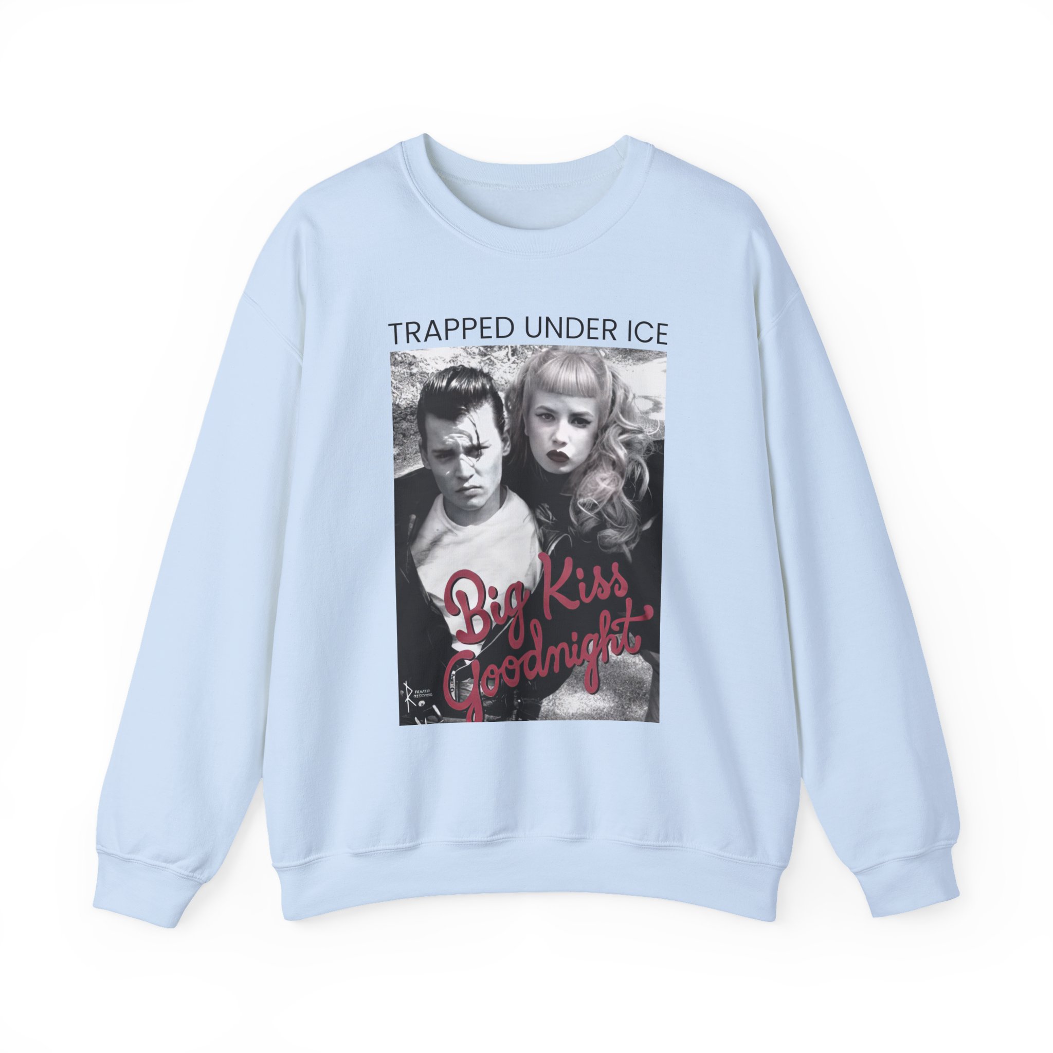 Trapped Under Ice Big Kiss Goodnight Unisex Heavy Blend Crewneck Sweatshirt