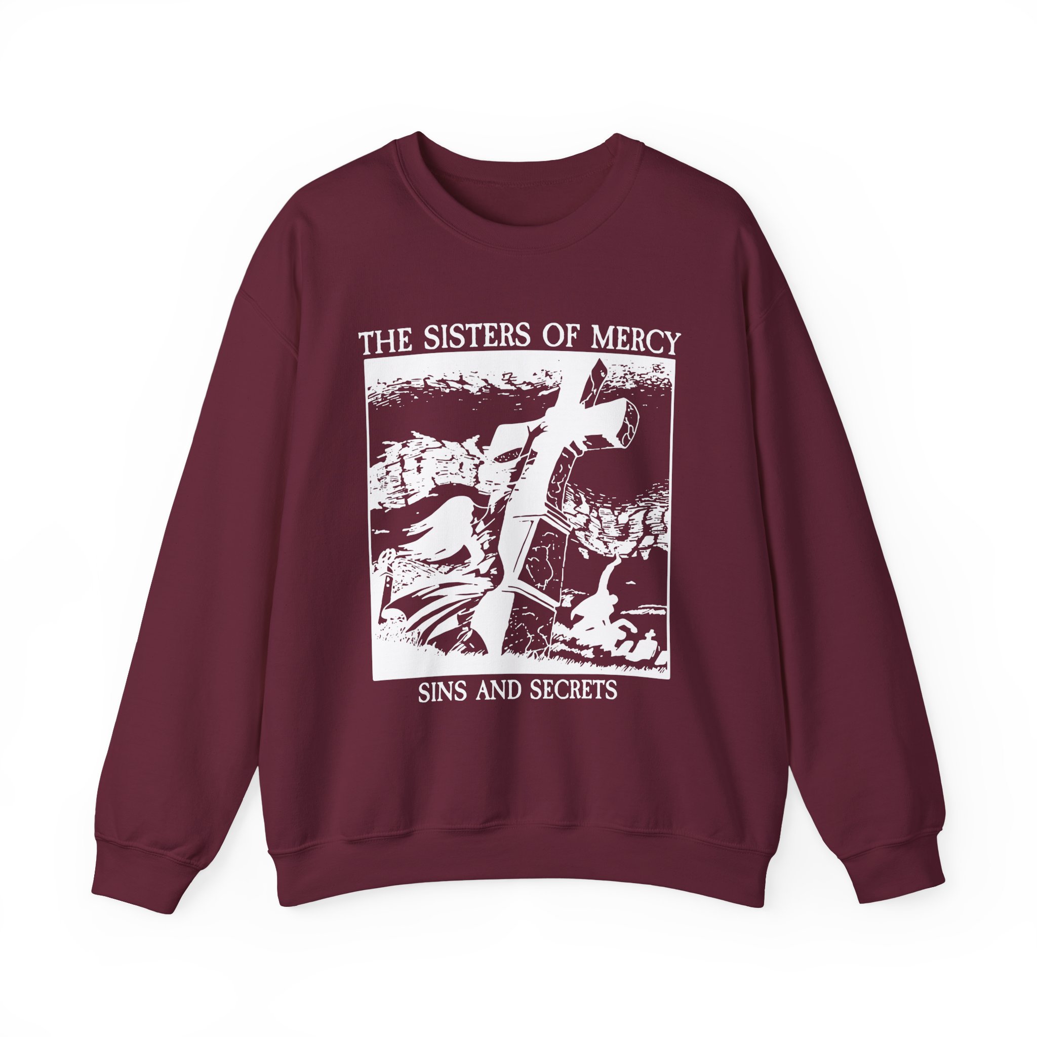The Sisters Of Mercy Sins And Secrets Unisex Heavy Blendâ„¢ Crewneck Sweatshirt
