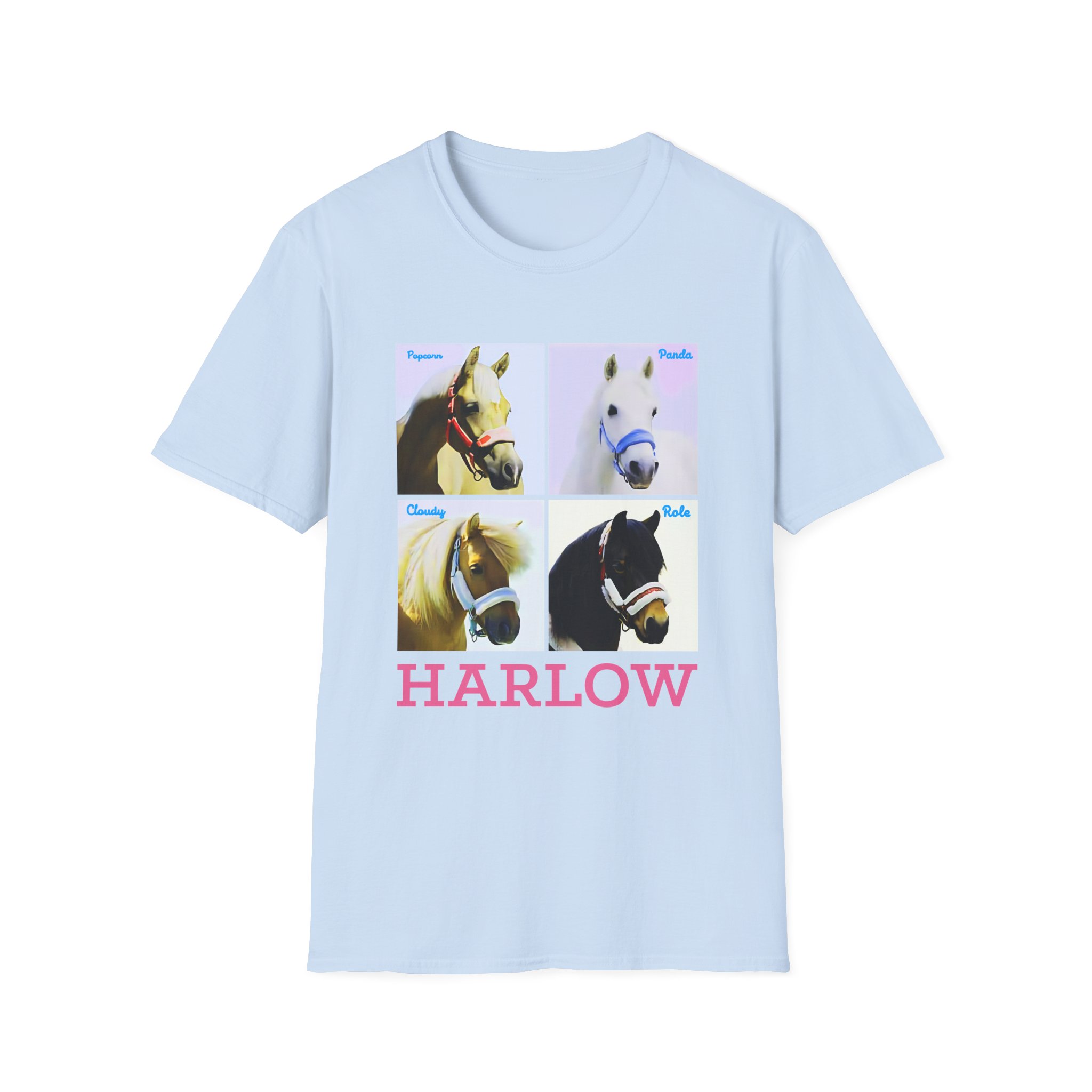 Harlow and Popcorn Unisex Softstyle T-Shirt