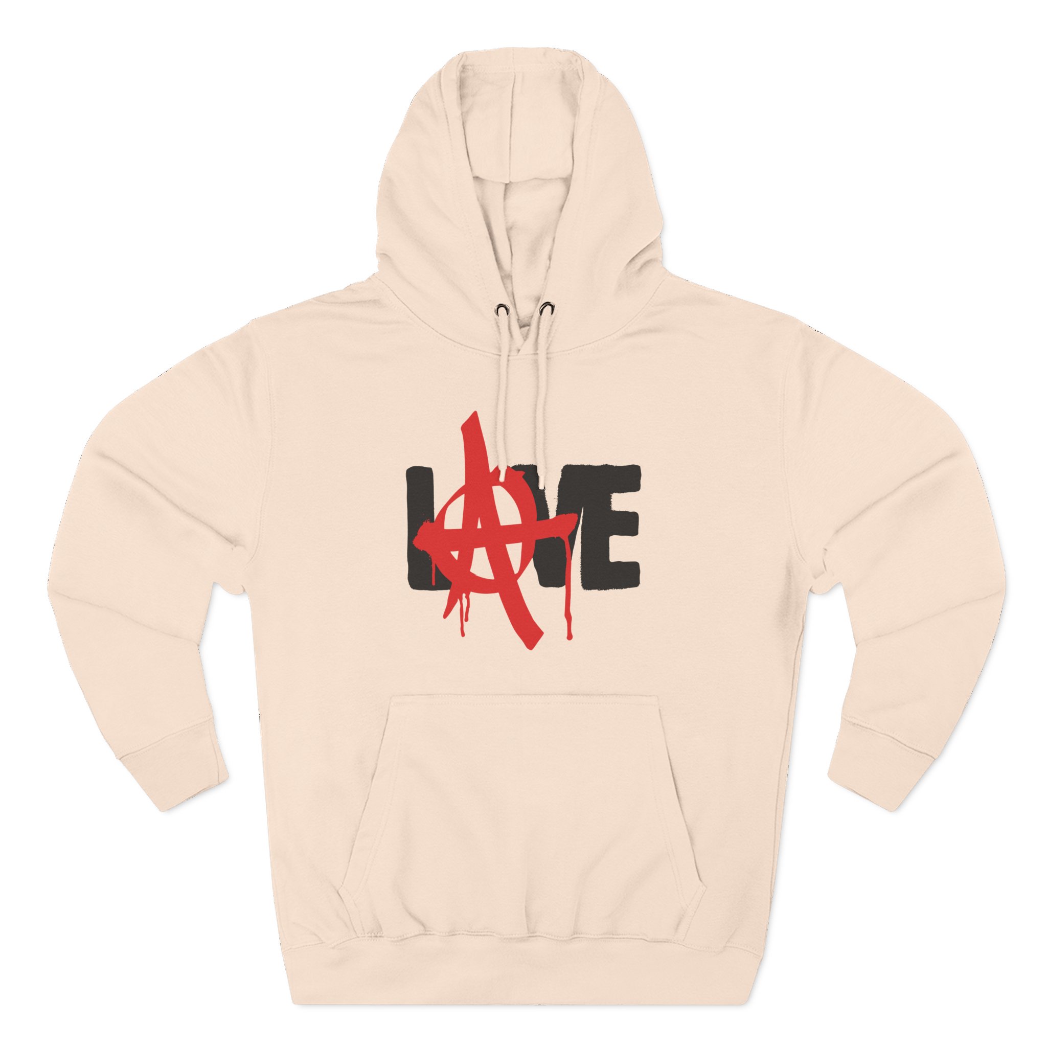 Nasty Love Three-Panel Fleece Hoodie