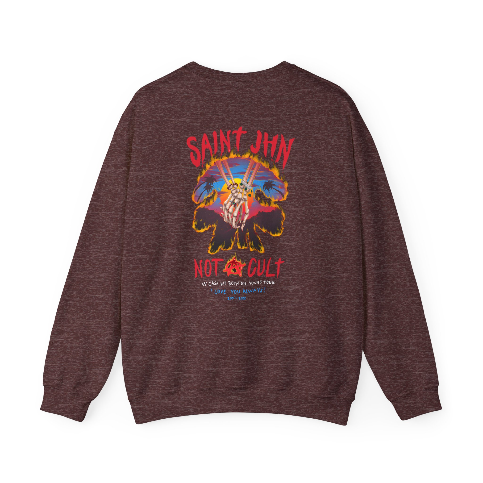 Saint Jhn Horse Stampede Unisex Heavy Blendâ„¢ Crewneck Sweatshirt