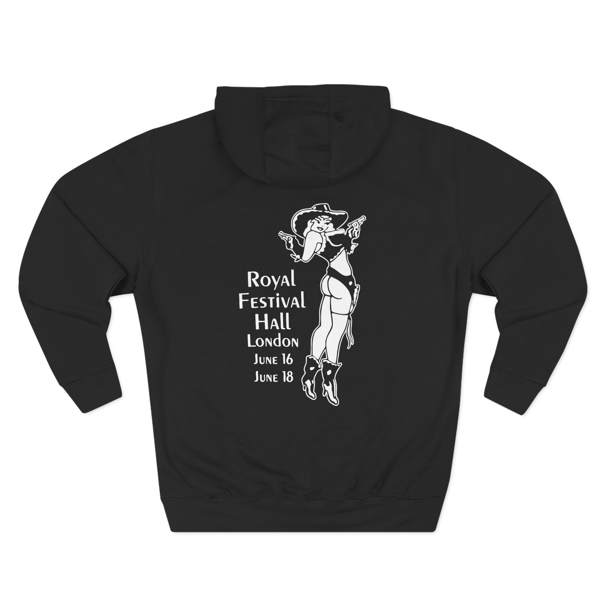 New York Dolls Lipstick Girl Three-Panel Fleece Hoodie