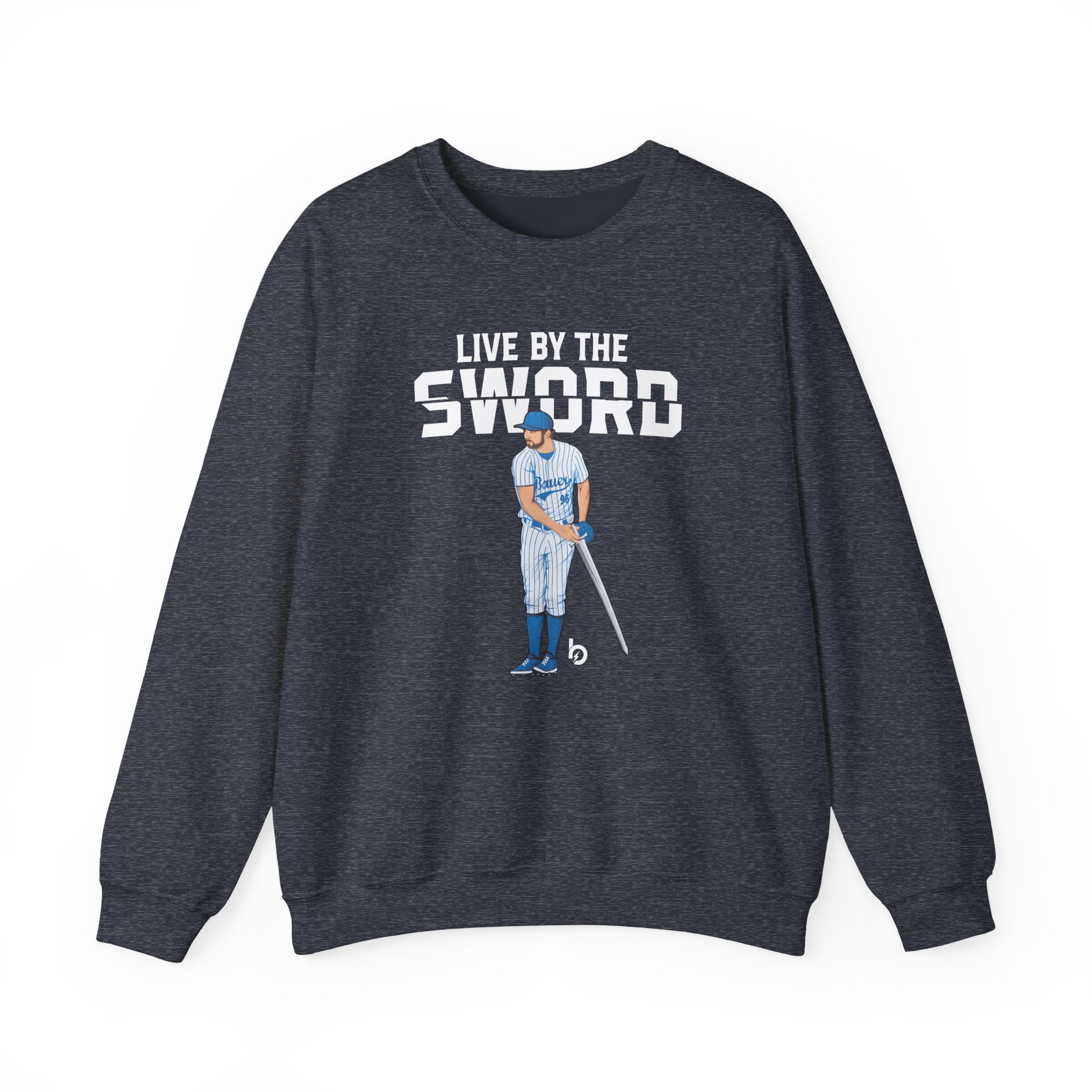 Trevor Bauer Live By The Sword Unisex Heavy Blendâ„¢ Crewneck Sweatshirt