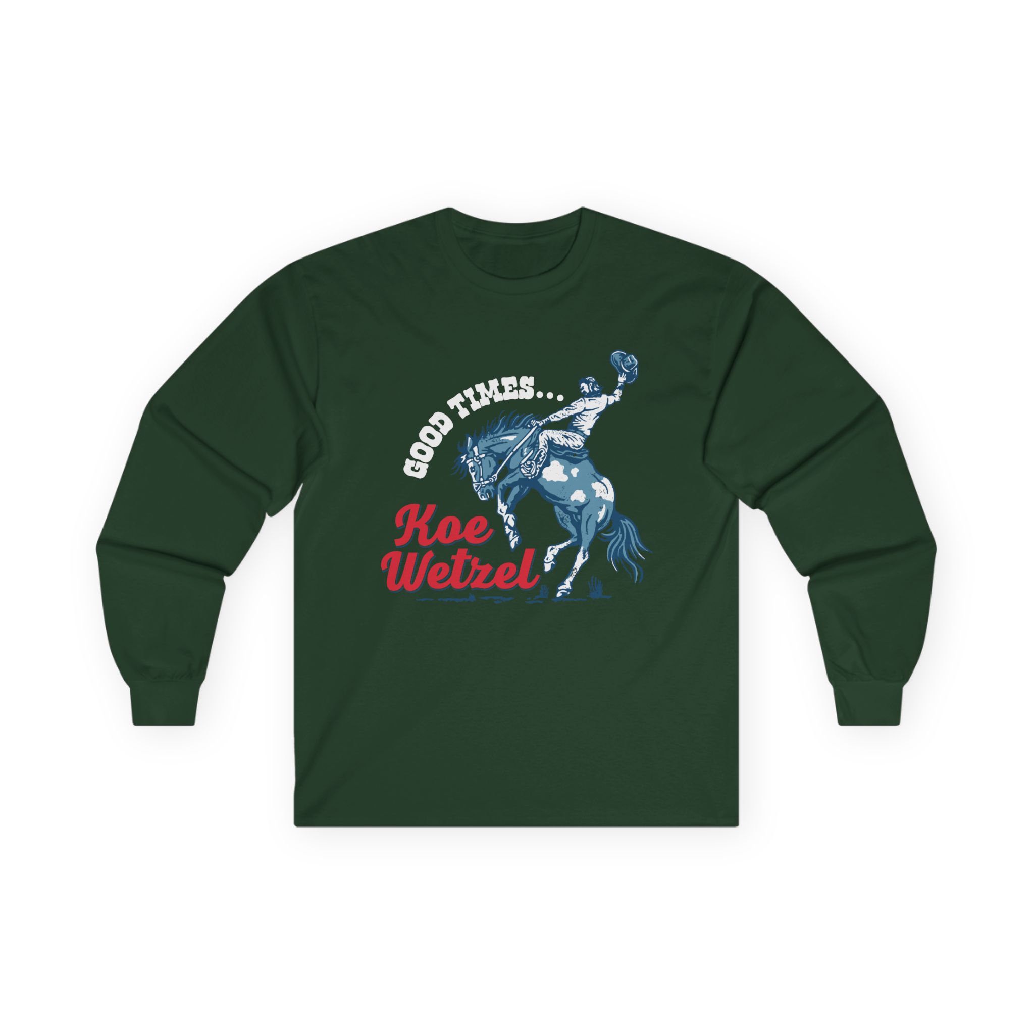 Koe Wetzel Good Times Bronco Unisex Ultra Cotton Long Sleeve Tee