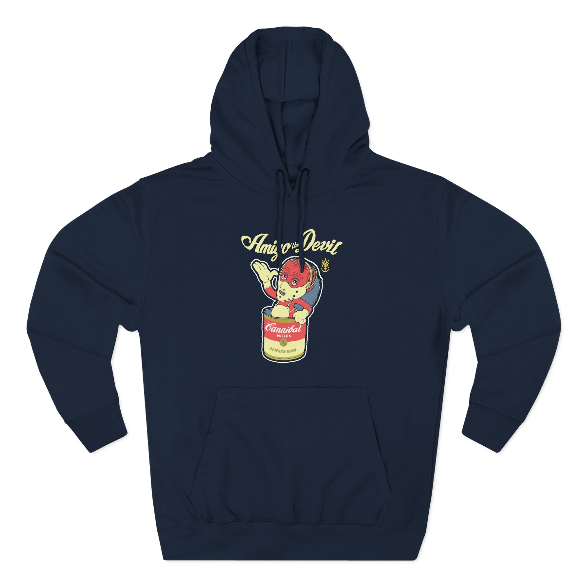 Amigo The Devil Canibal Within Three-Panel Fleece Hoodie