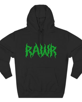 Izzzyzzz Rawr Three-Panel Fleece Hoodie