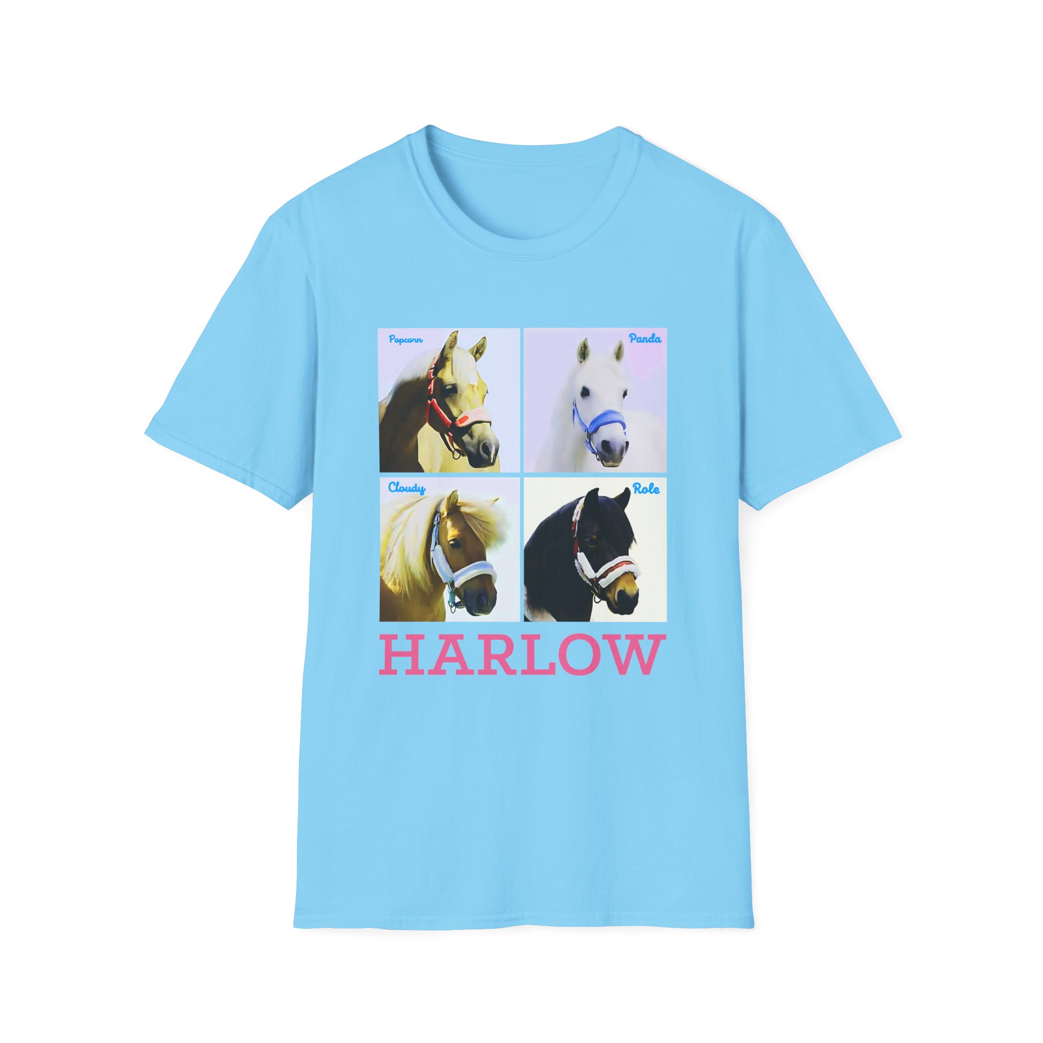 Harlow and Popcorn Unisex Softstyle T-Shirt