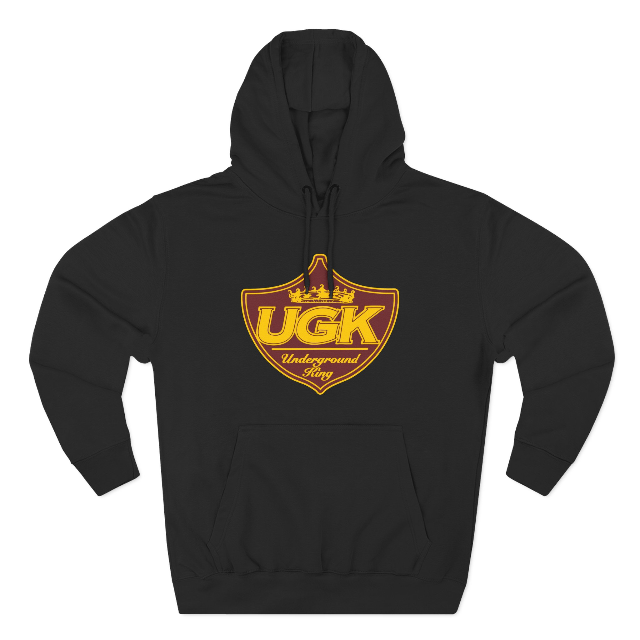 UGK Logo Three-Panel Fleece Hoodie