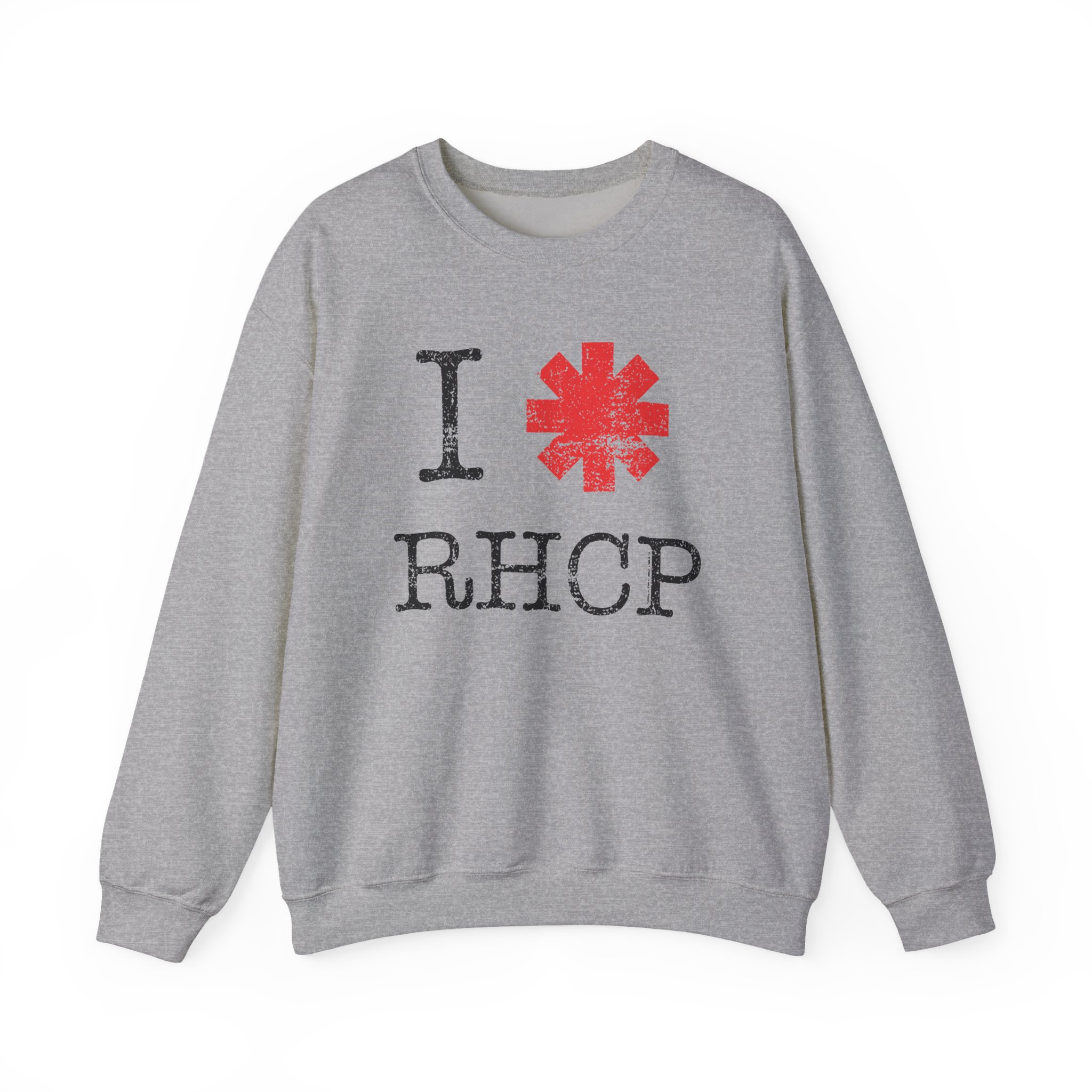 Red Hot Chili Peppers I Heart Rhcp Unisex Heavy Blendâ„¢ Crewneck Sweatshirt