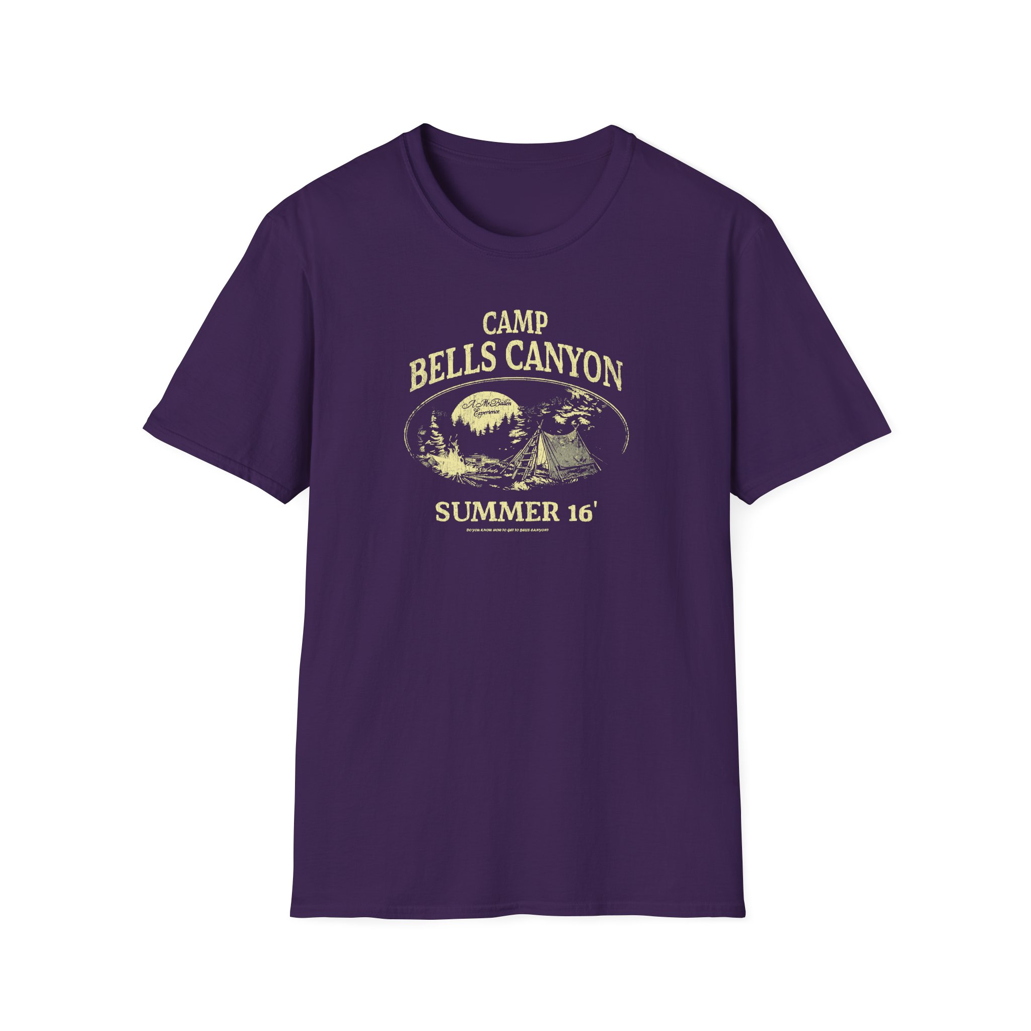 Mrballen Bells Canyon Distressed Unisex Softstyle T-Shirt