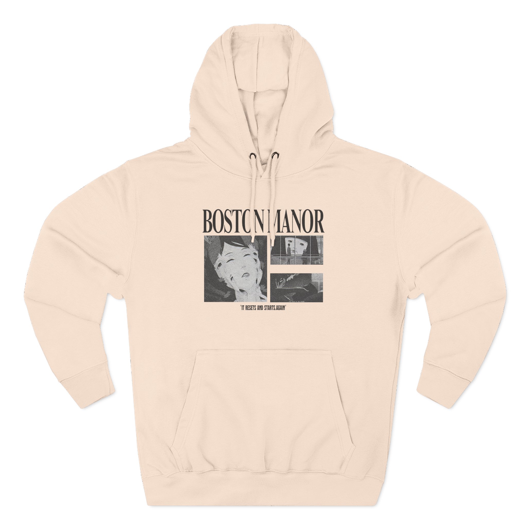 Boston Manor Paprika Three-Panel Fleece Hoodie
